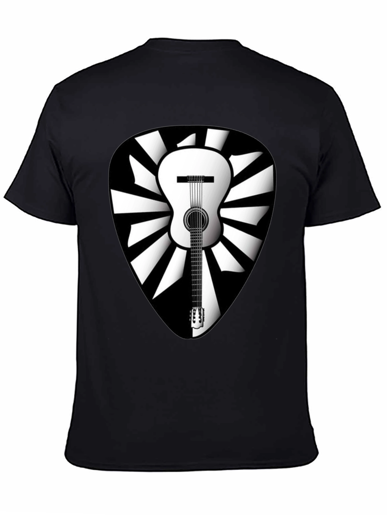 Guitar Pick Graphic Tee - Music Lover Shirt