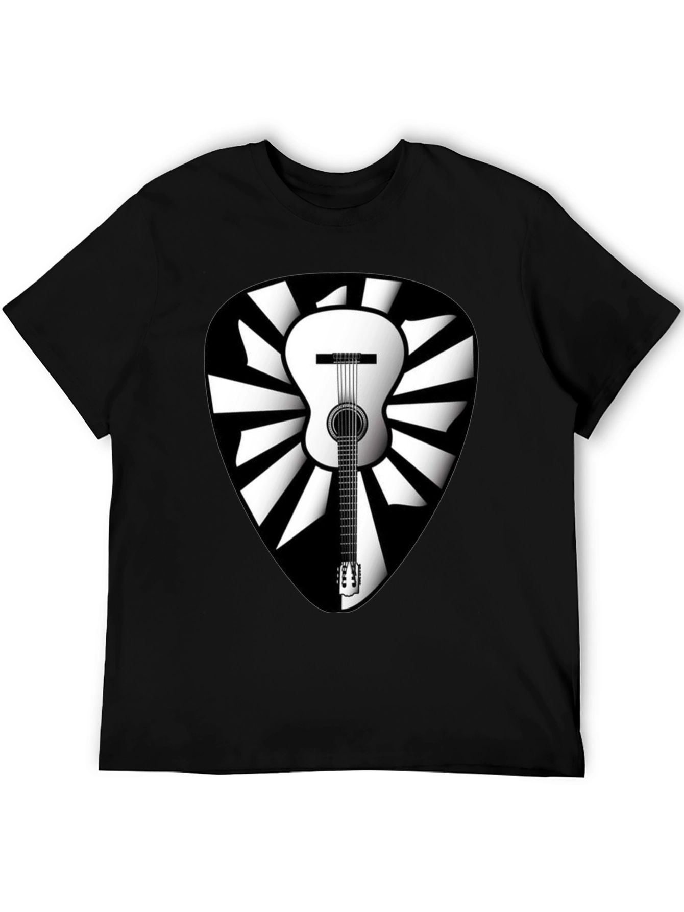 Guitar Pick Graphic Tee - Music Lover Shirt