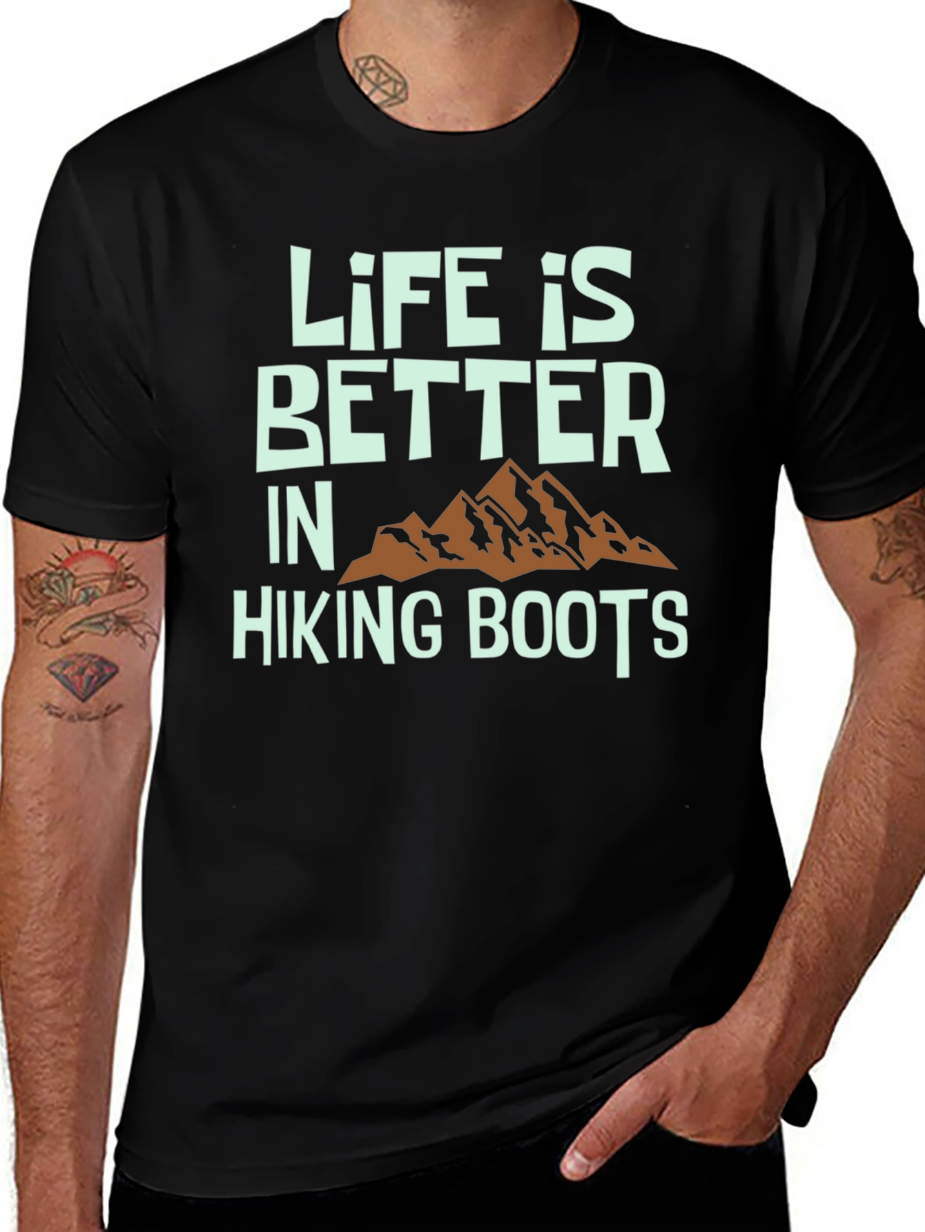 Life is Better in Hiking Boots Graphic Tee
