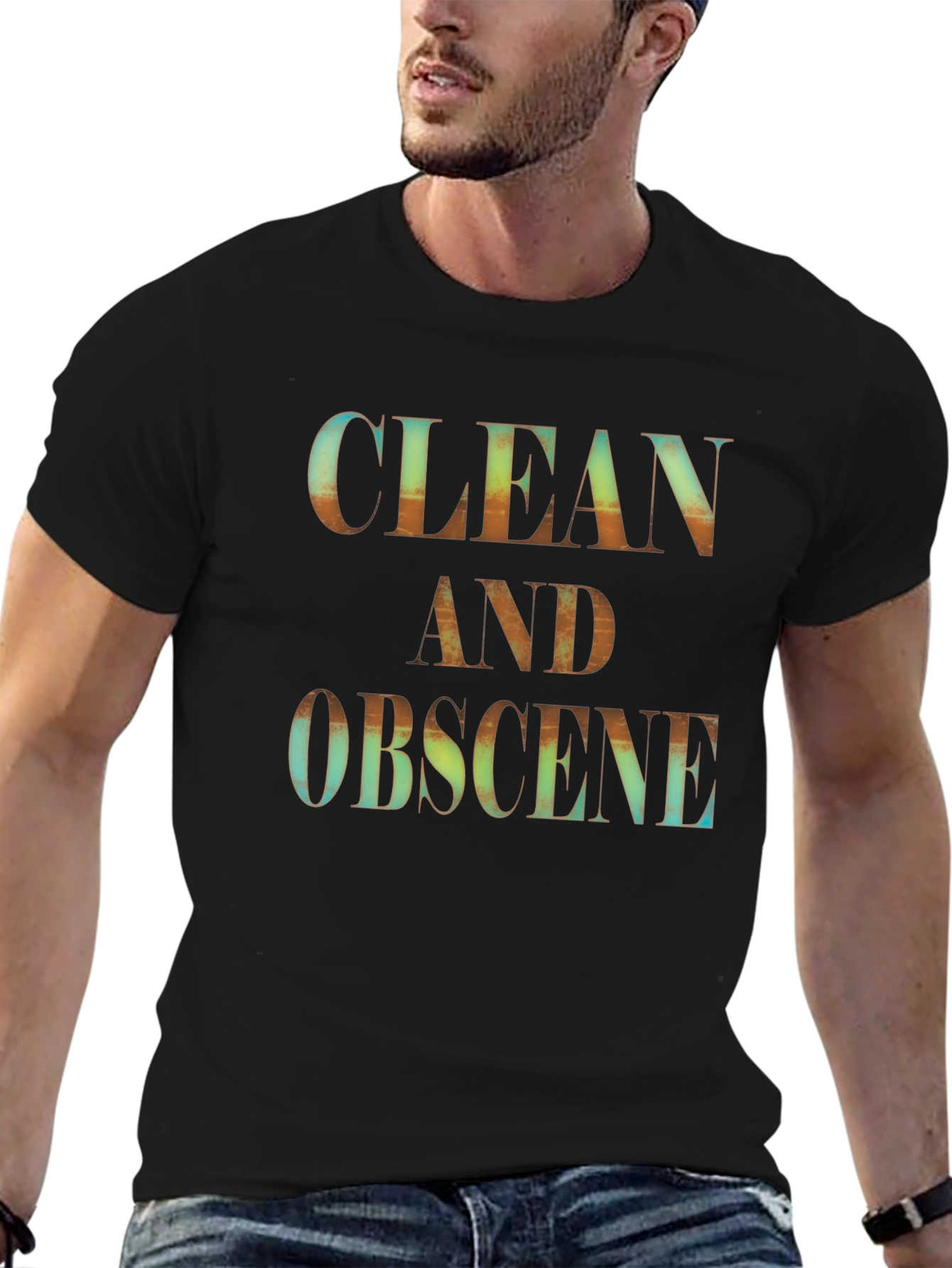 Clean and Obscene Graphic Tee - Black Unisex