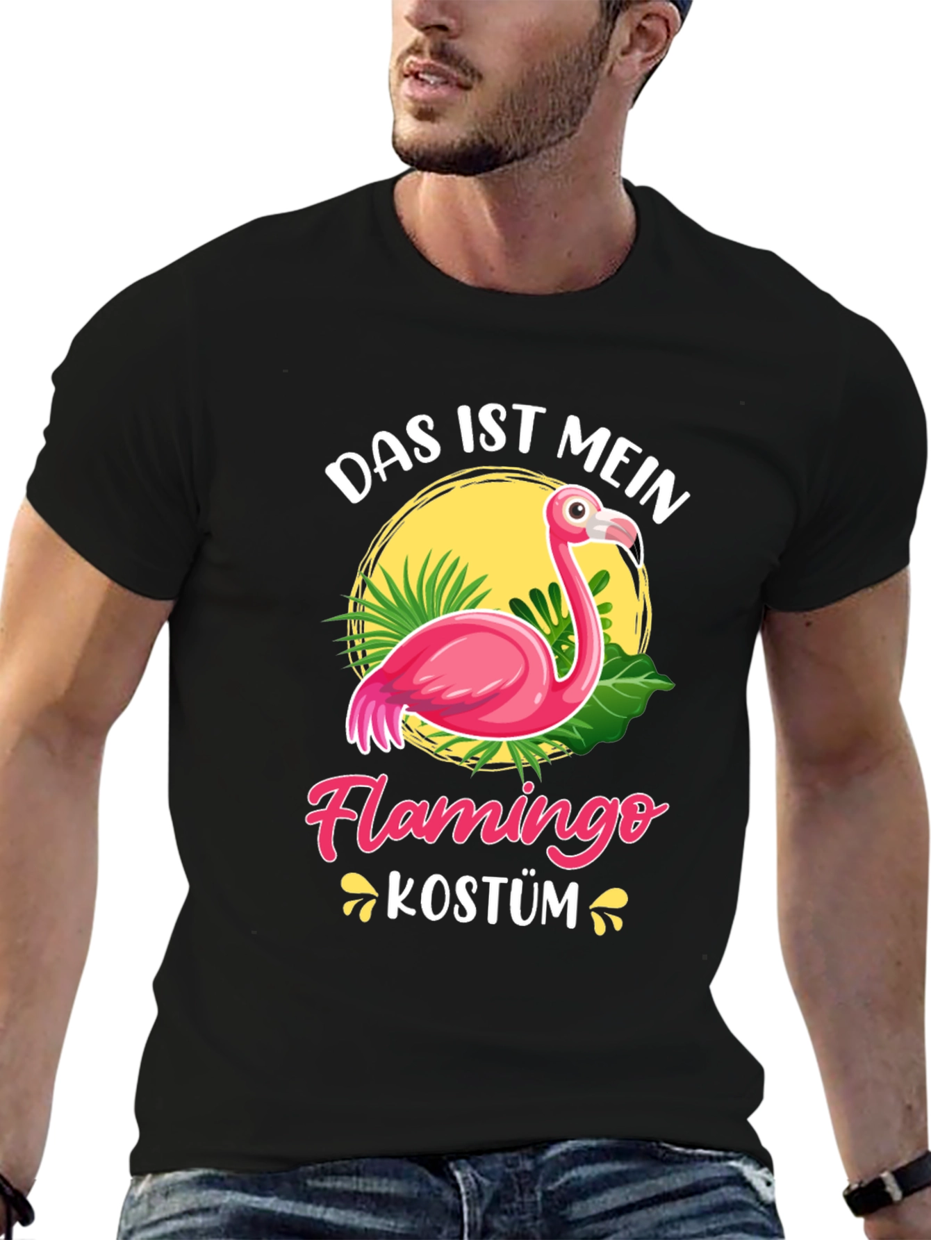 Das Ist Mein Flamingo Kostüm Graphic Tee