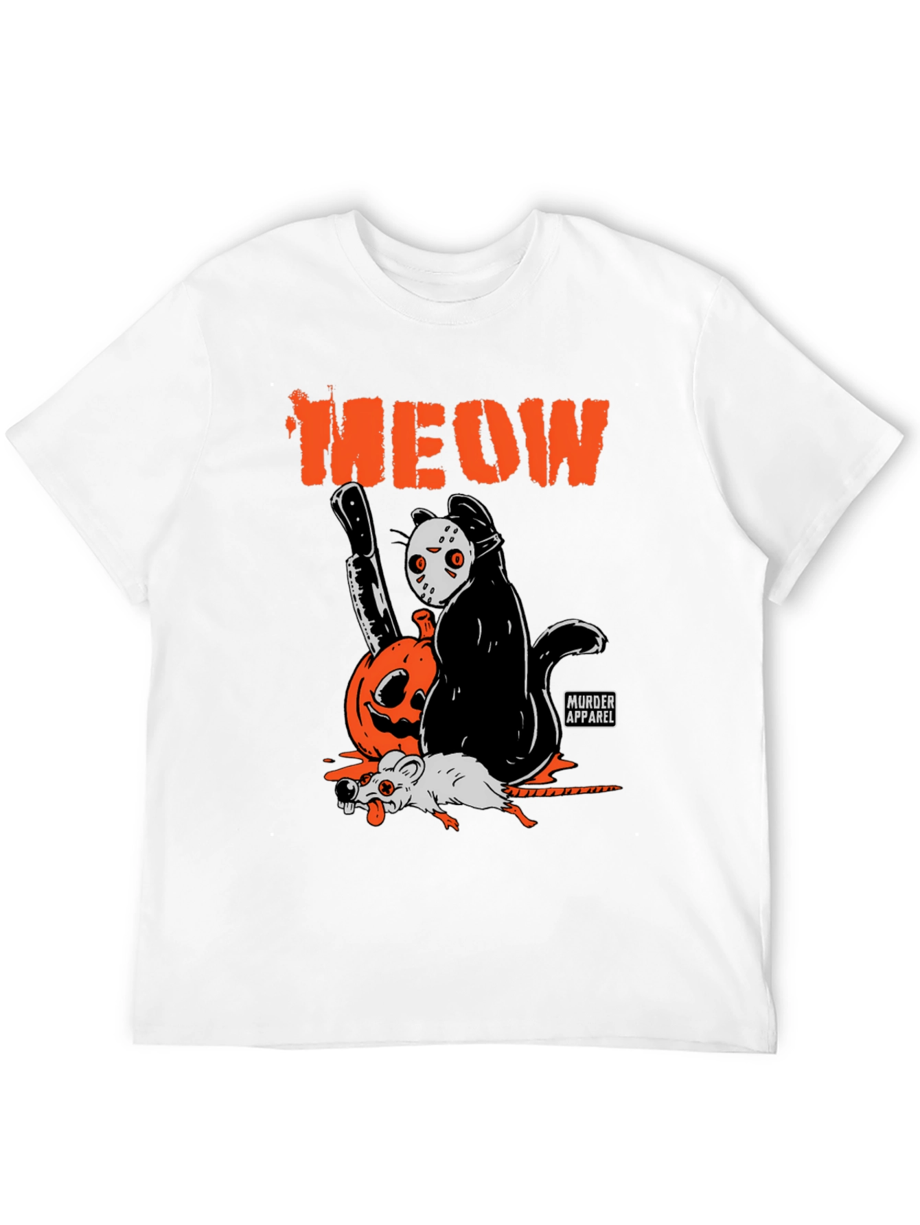 MEOW Horror Graphic Tee