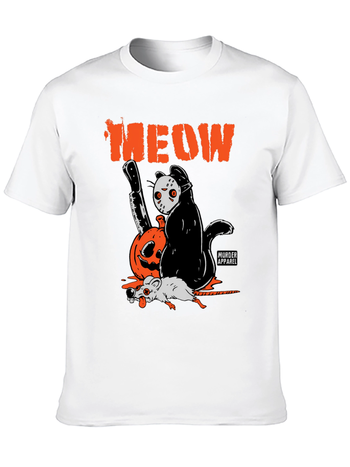 MEOW Horror Graphic Tee