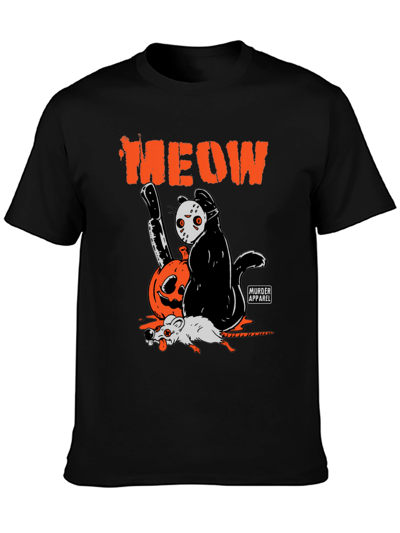 MEOW Horror Graphic Tee
