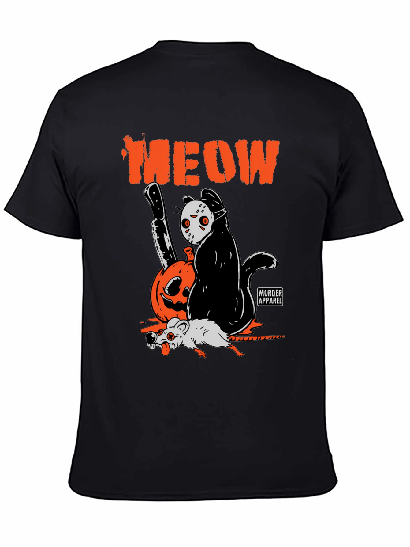 MEOW Horror Graphic Tee