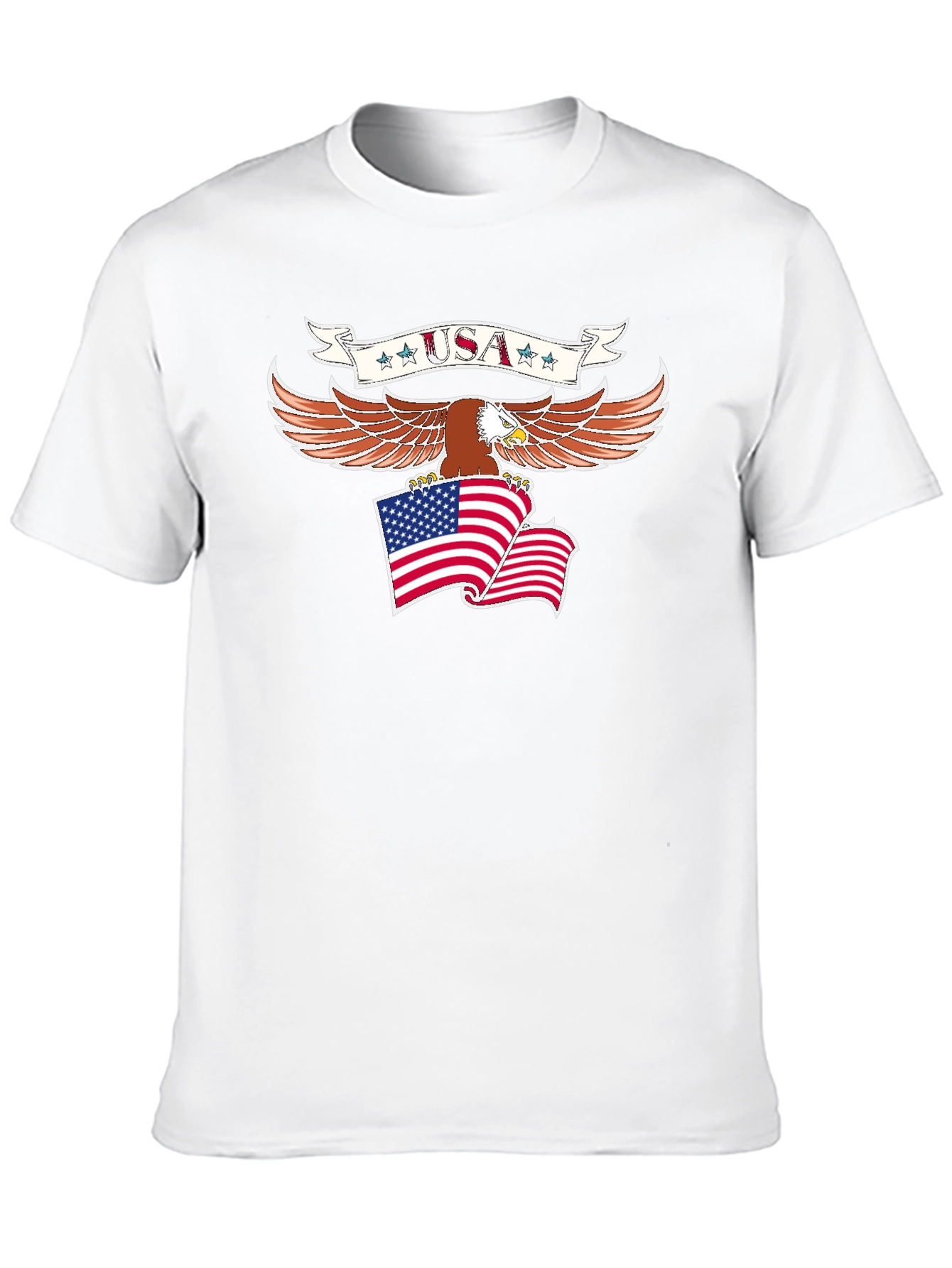 USA Eagle T-Shirt Patriotic Graphic Tee