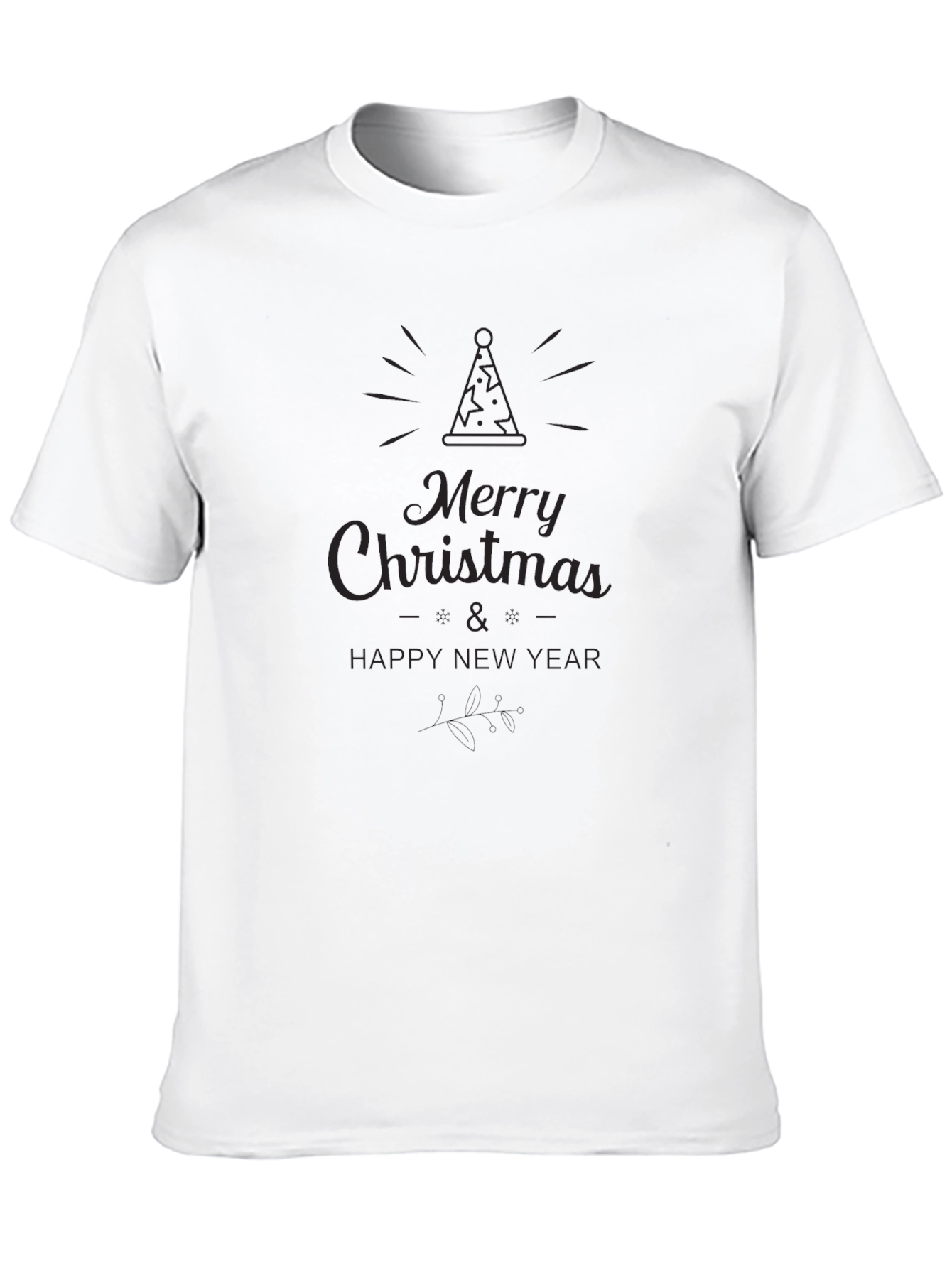 Merry Christmas & Happy New Year Graphic Tee