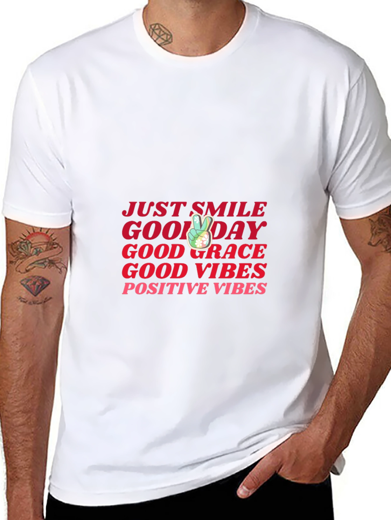 Good Vibes Graphic Tee - Black