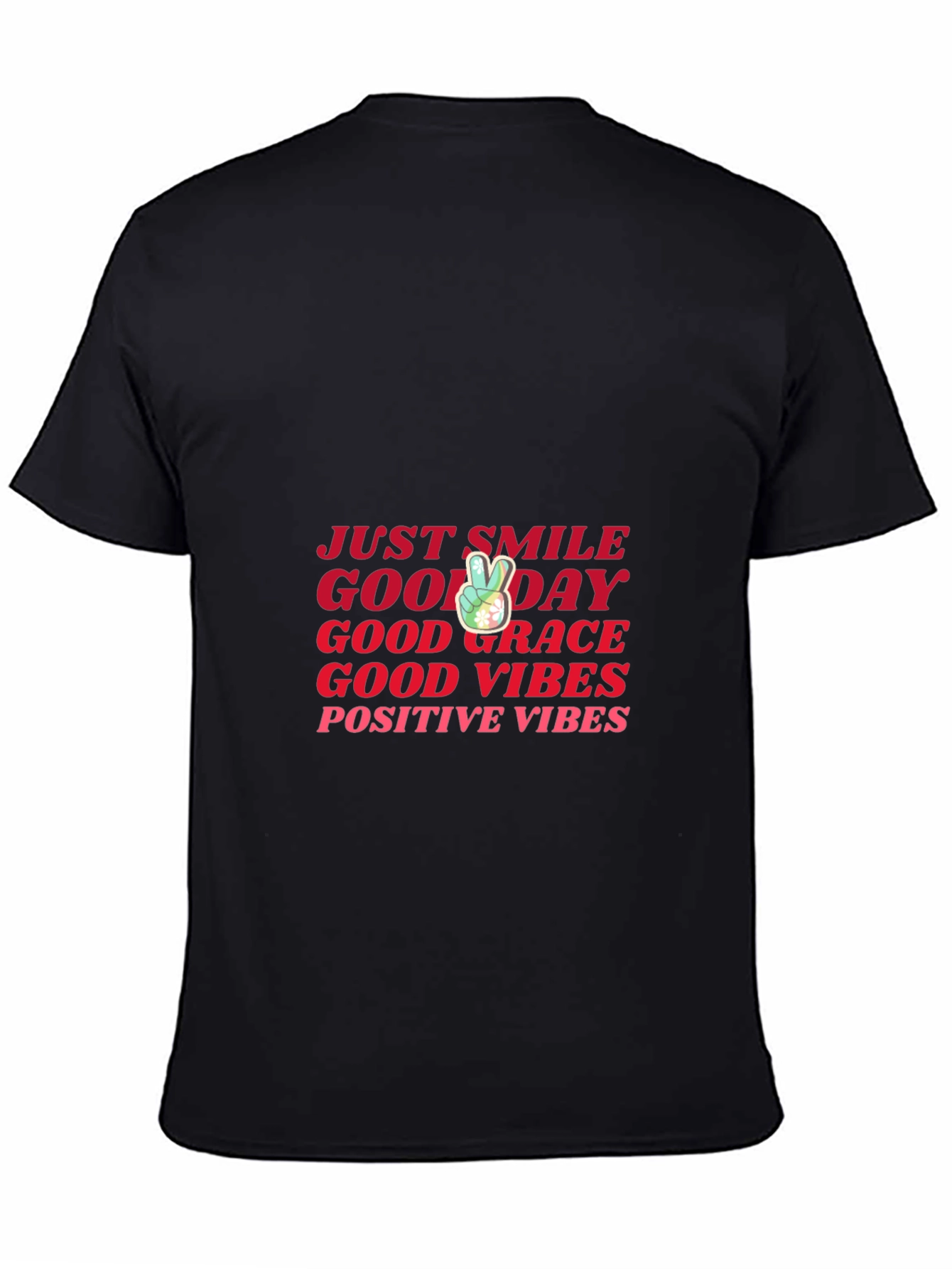 Good Vibes Graphic Tee - Black