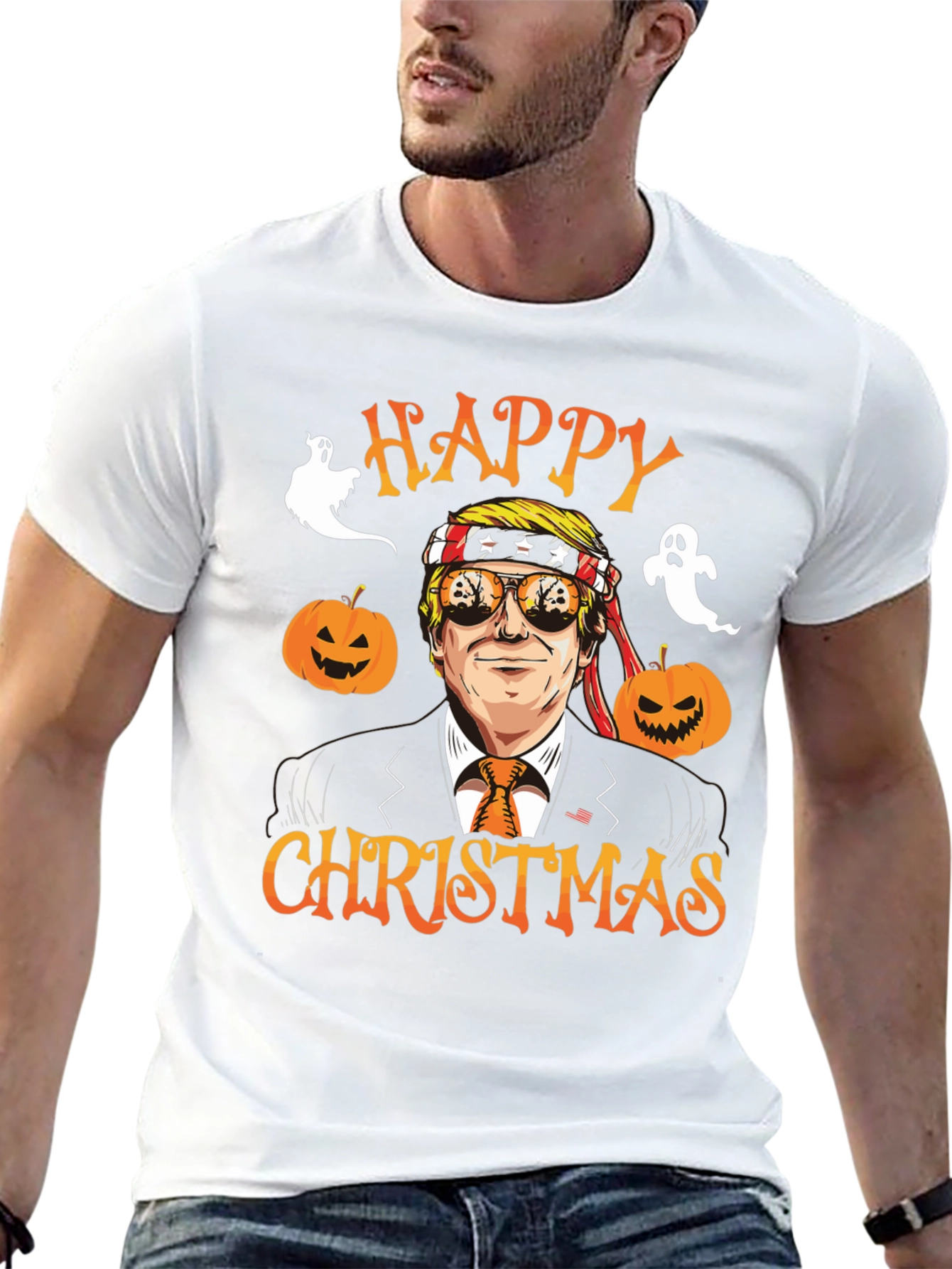 Happy Christmas Trump Halloween T-Shirt