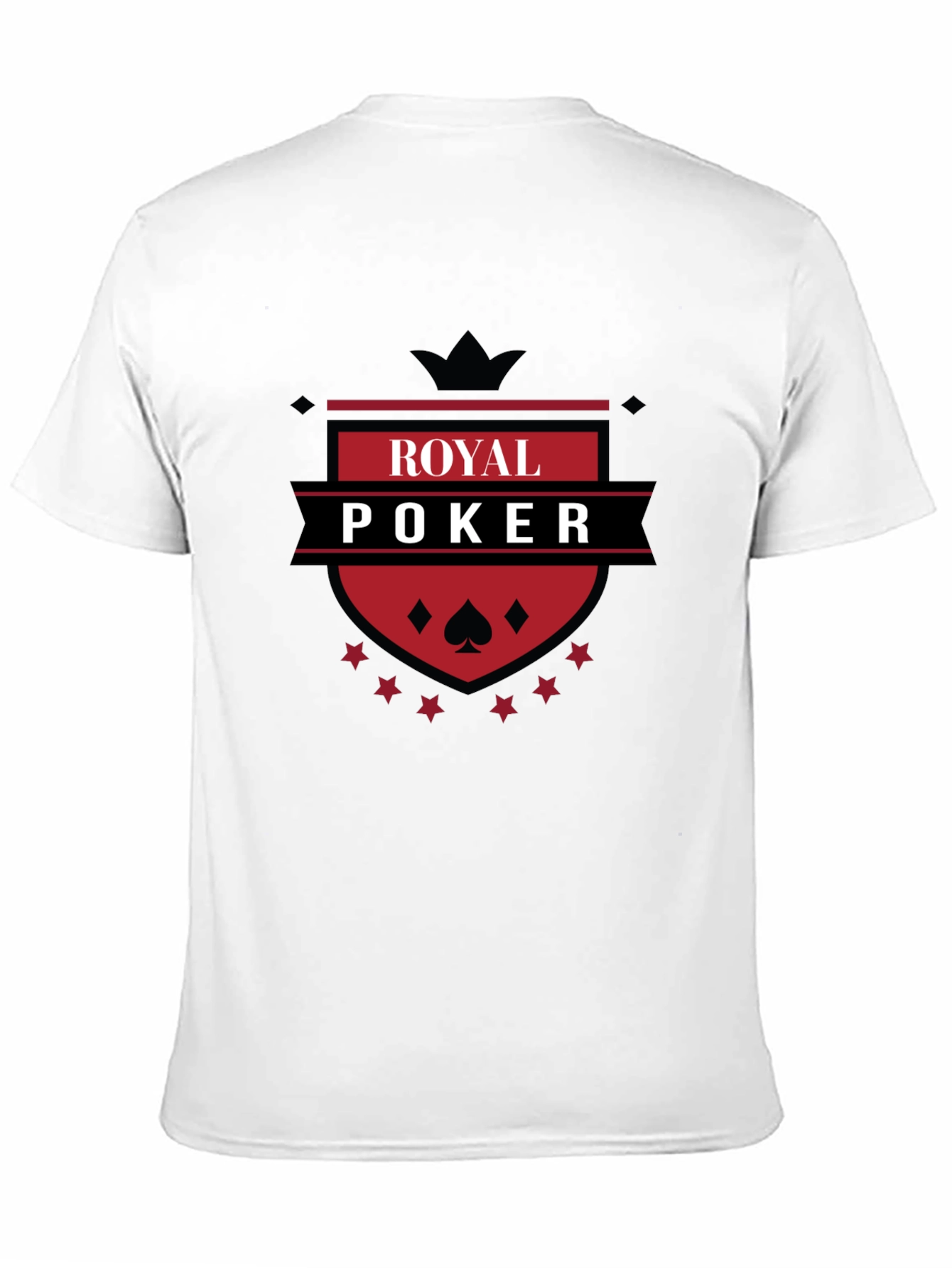 Royal Poker T-Shirt - Black Graphic Tee