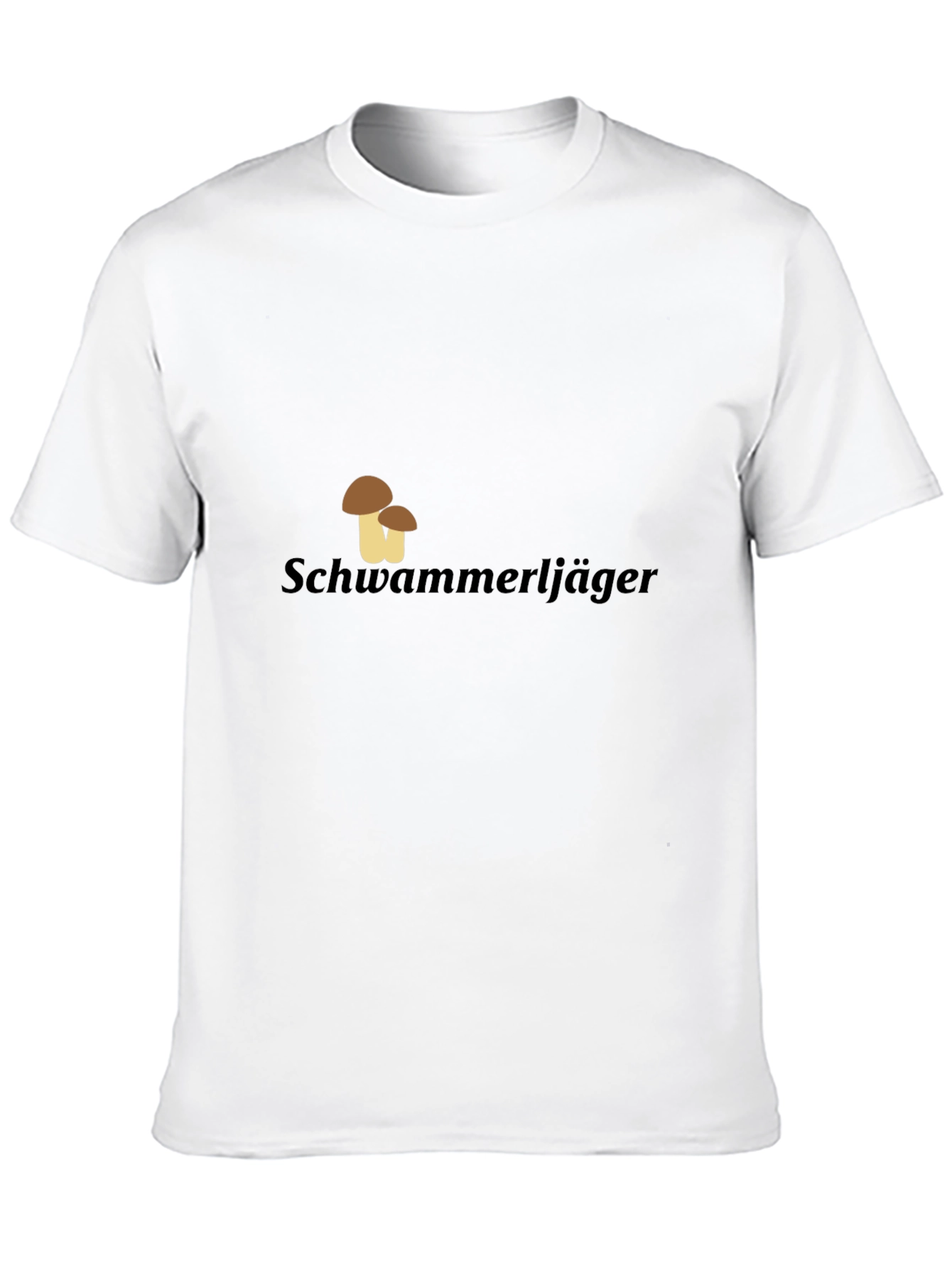 Schwammerljäger Mushroom Hunter Black T-Shirt