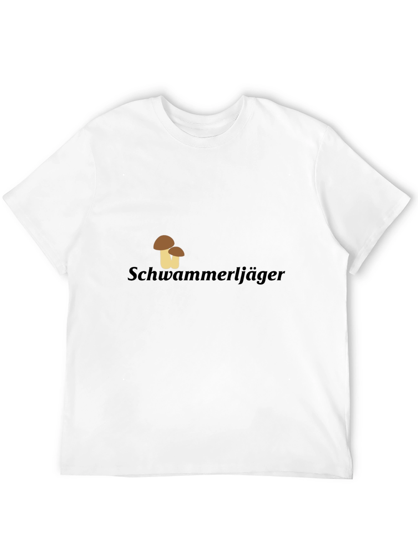 Schwammerljäger Mushroom Hunter Black T-Shirt