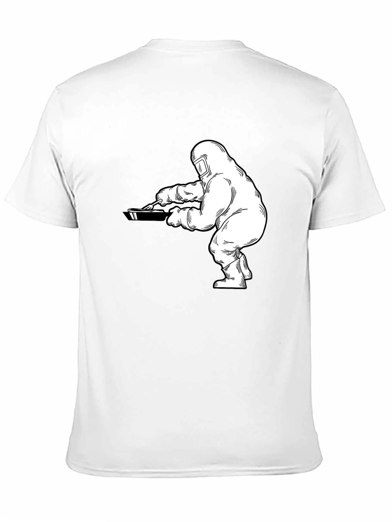Hazmat Chef Graphic Tee - Black Cotton T-Shirt