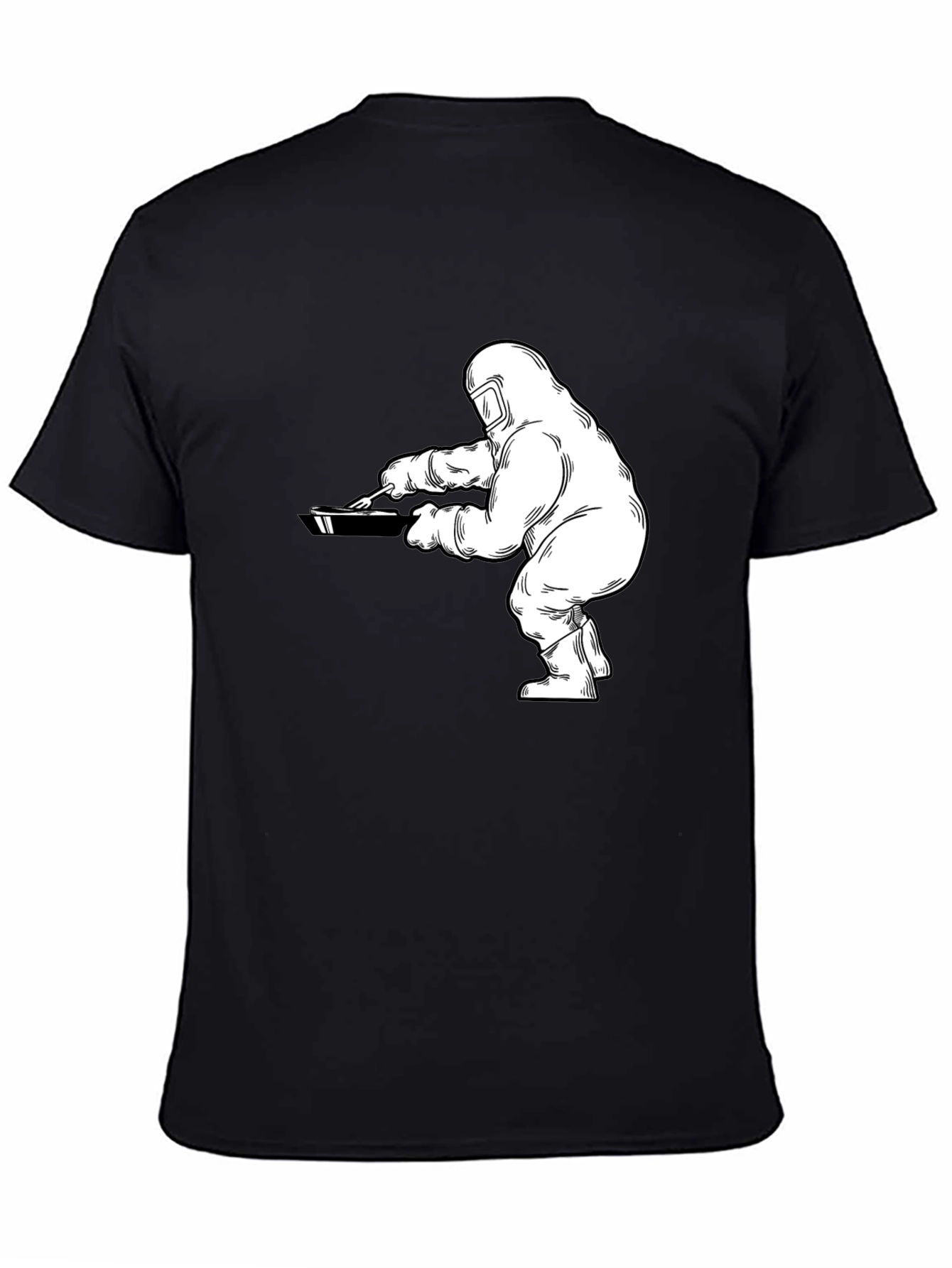 Hazmat Chef Graphic Tee - Black Cotton T-Shirt