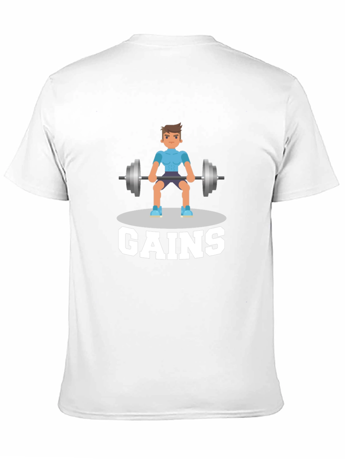 Gains Graphic T-Shirt - Gym & Fitness Motivation