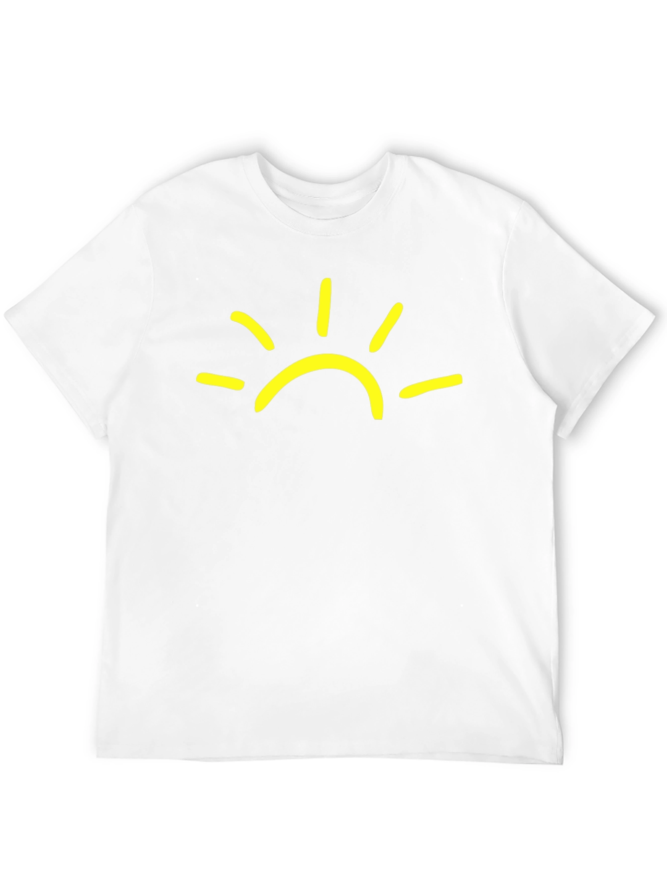 Sunshine Graphic Tee - Black Casual T-Shirt