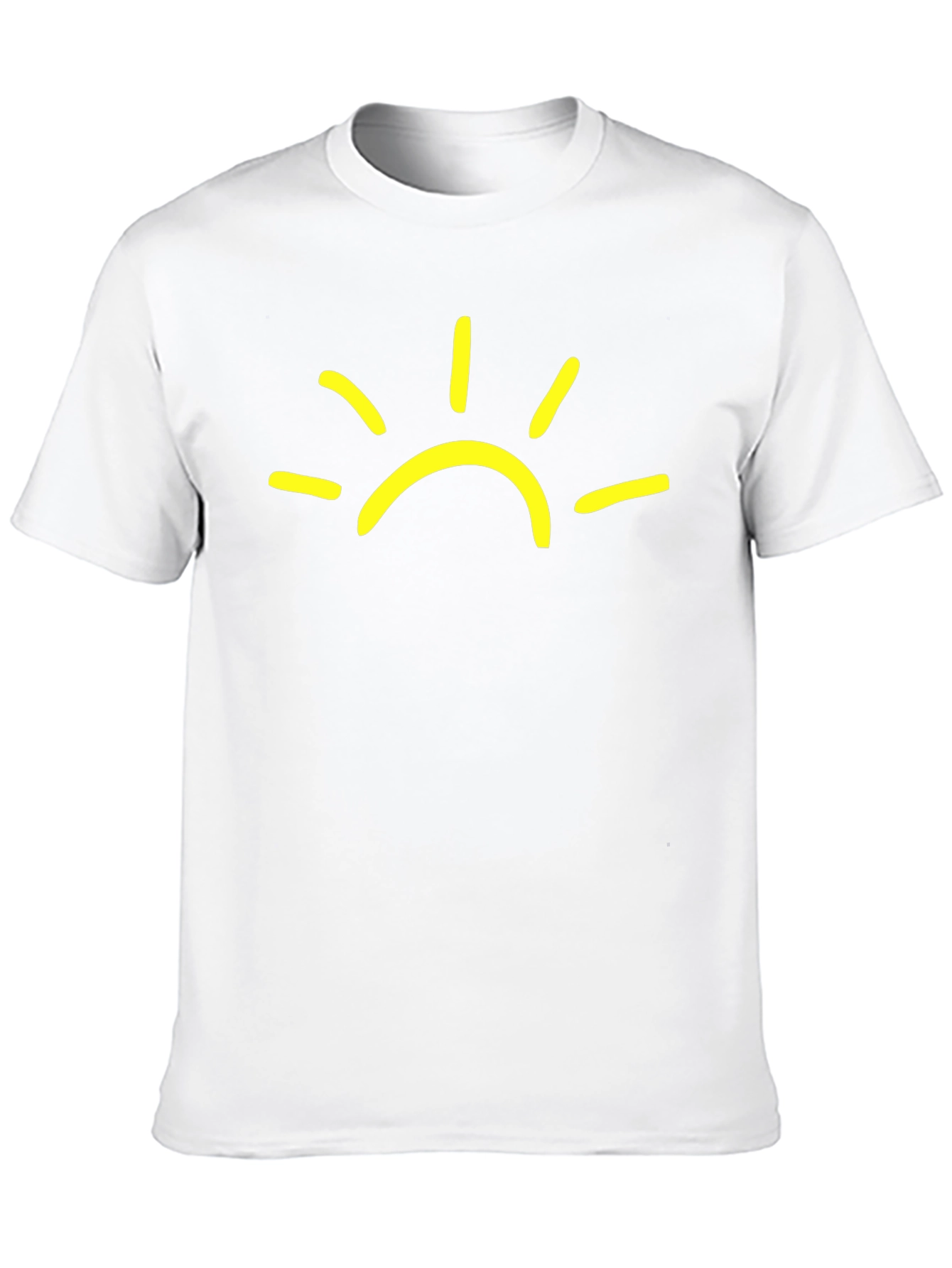 Sunshine Graphic Tee - Black Casual T-Shirt
