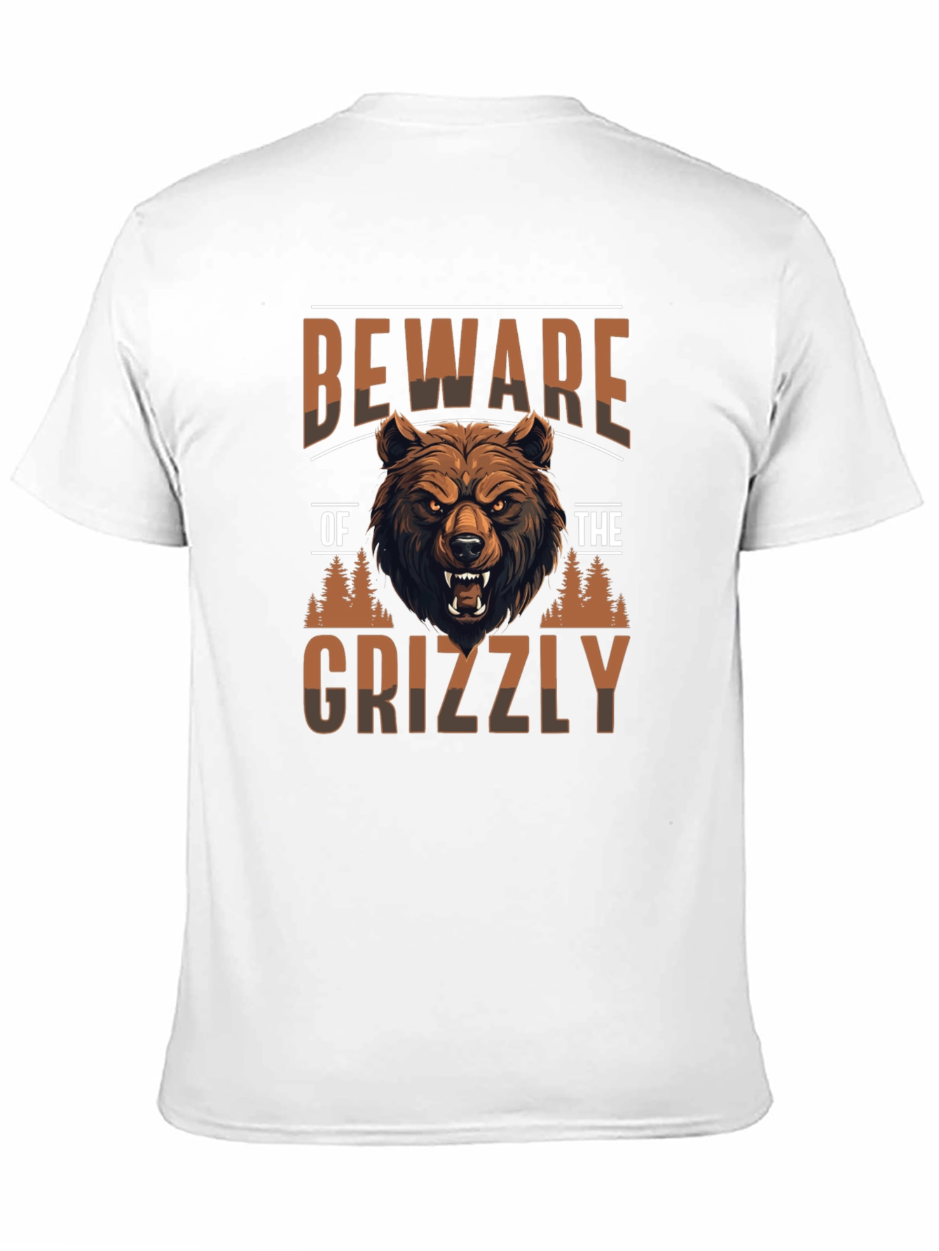 Beware of Grizzly Black T-Shirt