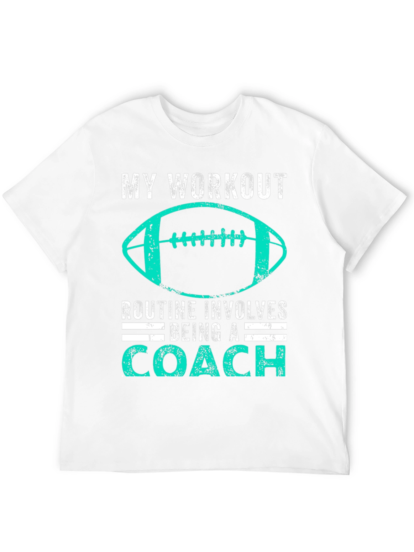 Coach Workout T-Shirt - Football Design