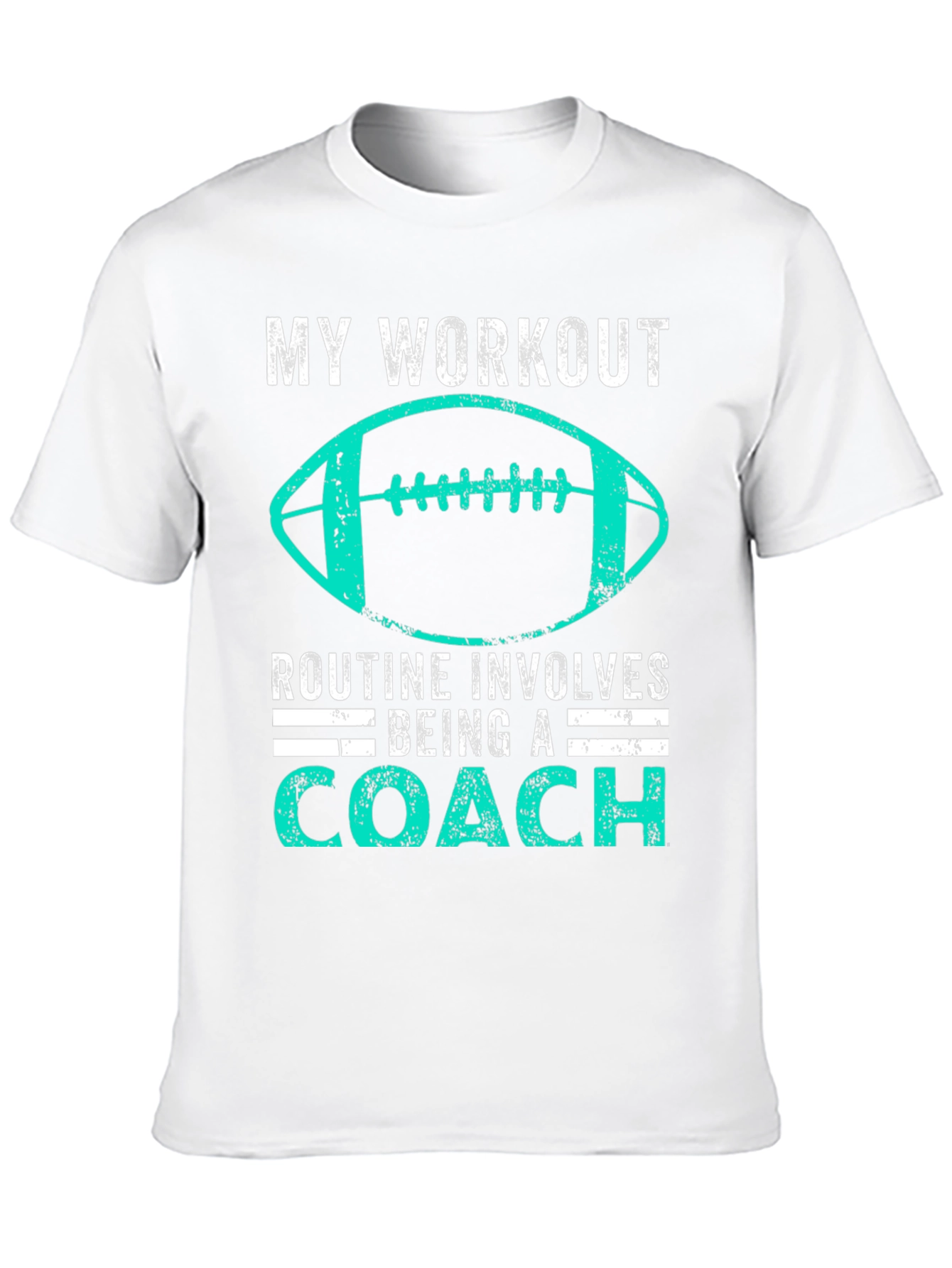 Coach Workout T-Shirt - Football Design