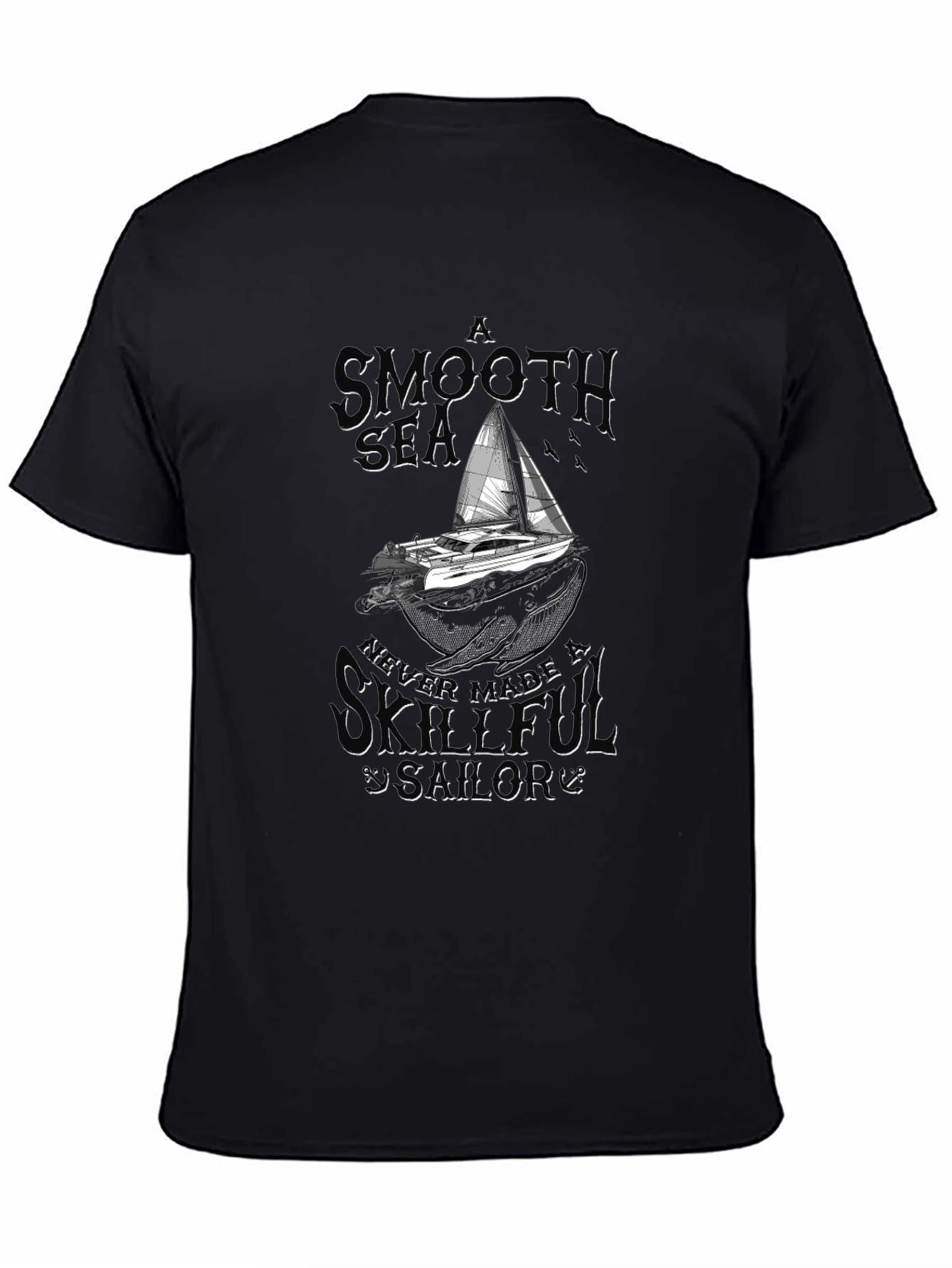 Smooth Sea Skillful Sailor Graphic T-Shirt