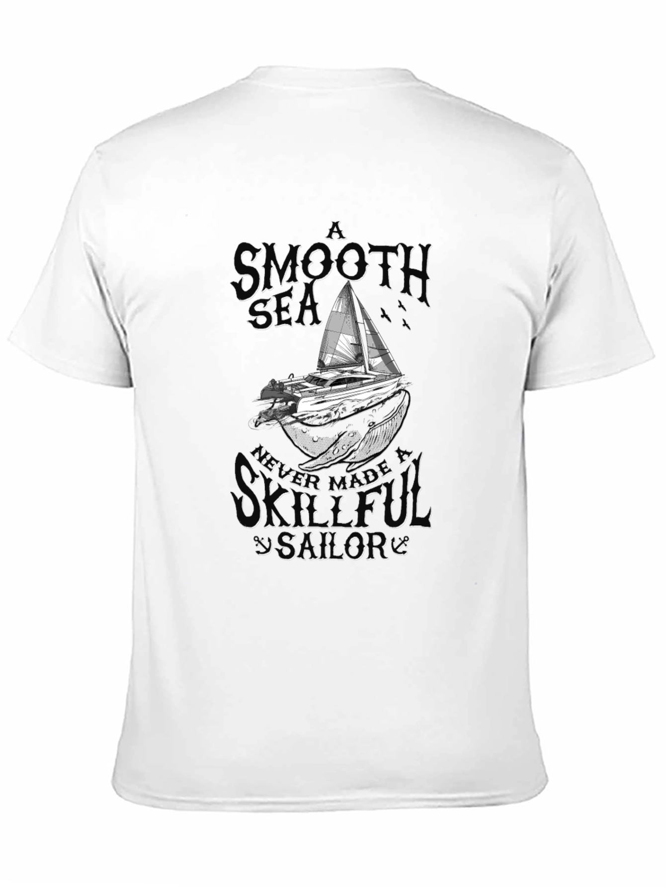 Smooth Sea Skillful Sailor Graphic T-Shirt