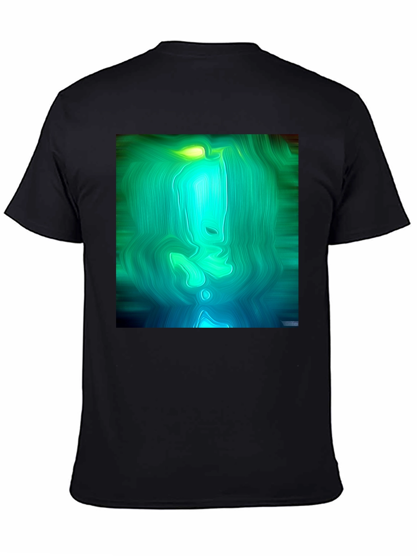 Abstract Green & Blue Graphic Tee