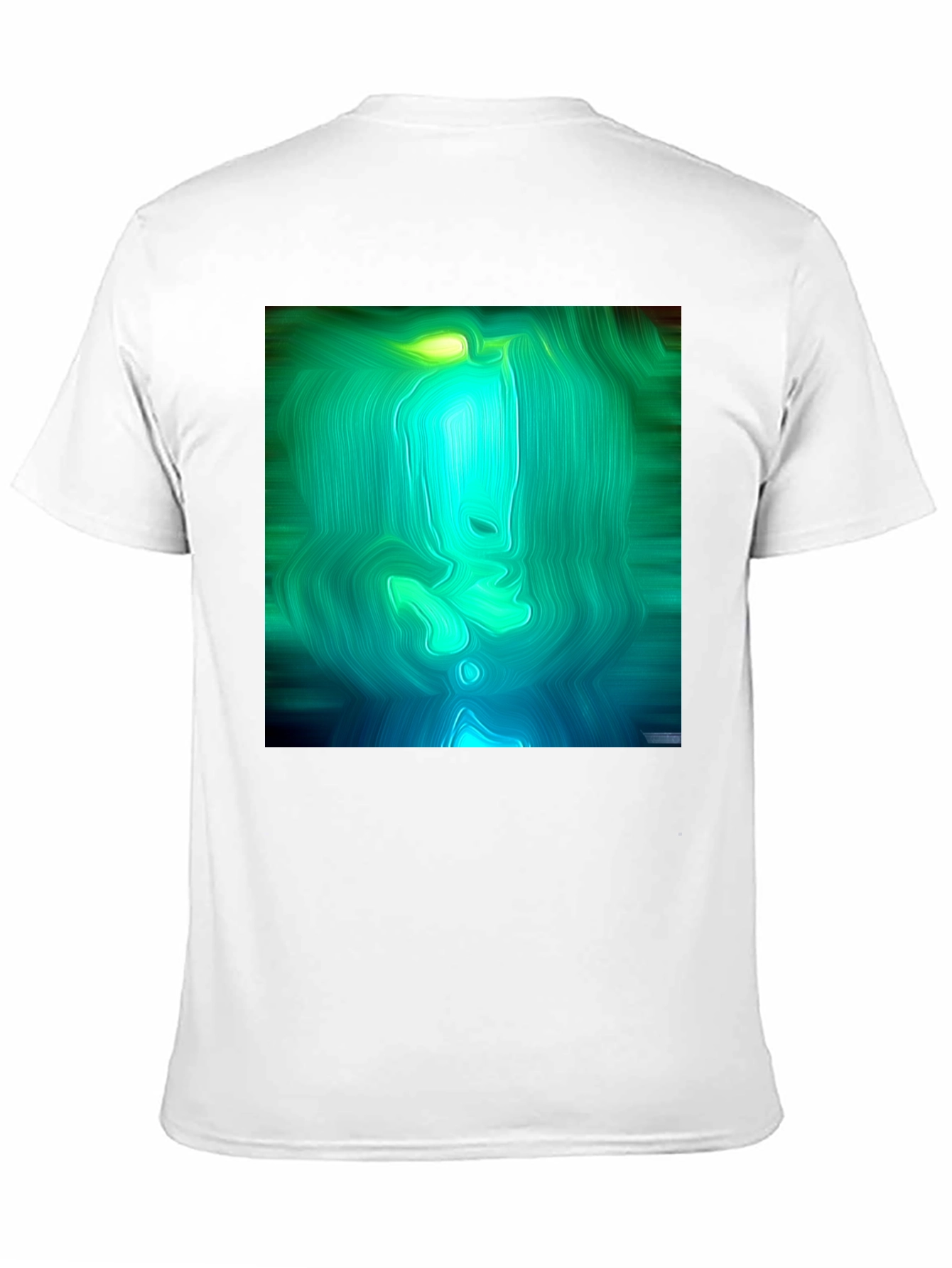 Abstract Green & Blue Graphic Tee