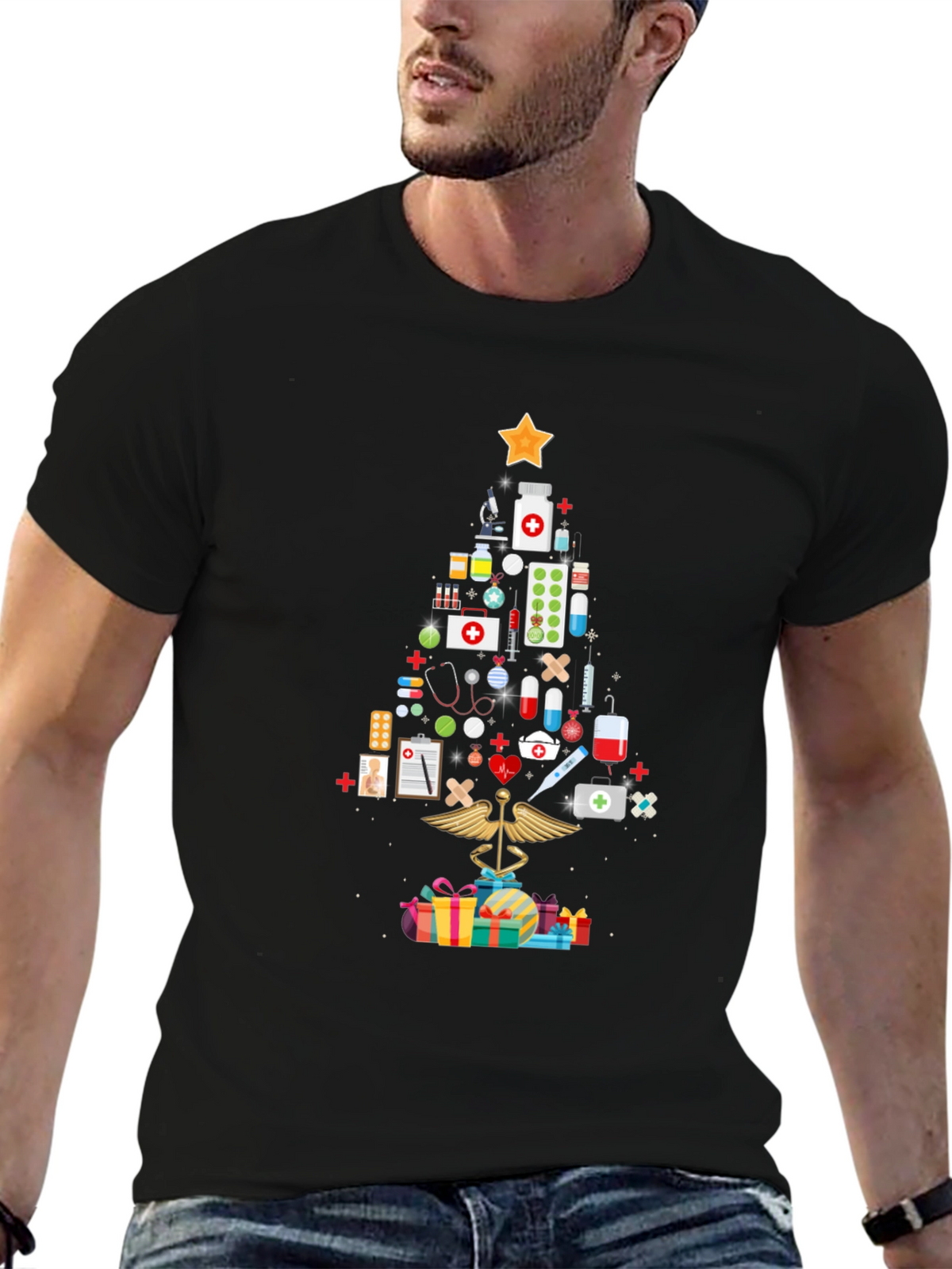 Medical Christmas Tree T-Shirt