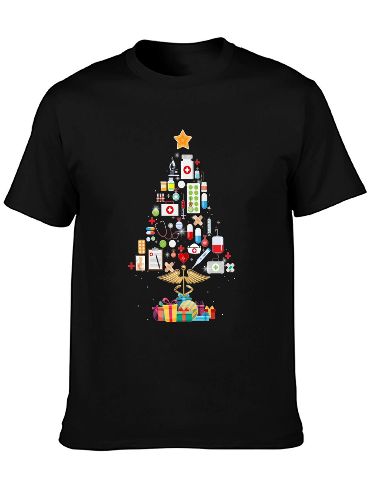 Medical Christmas Tree T-Shirt