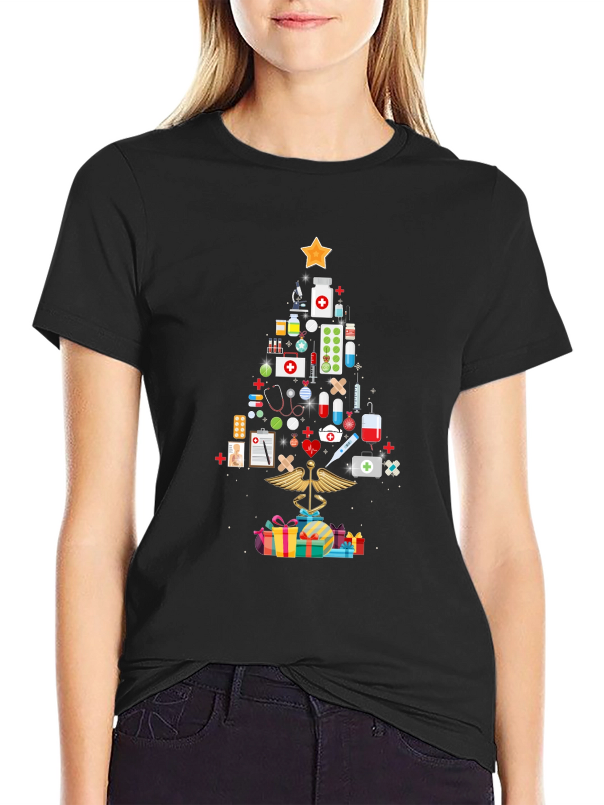 Medical Christmas Tree T-Shirt