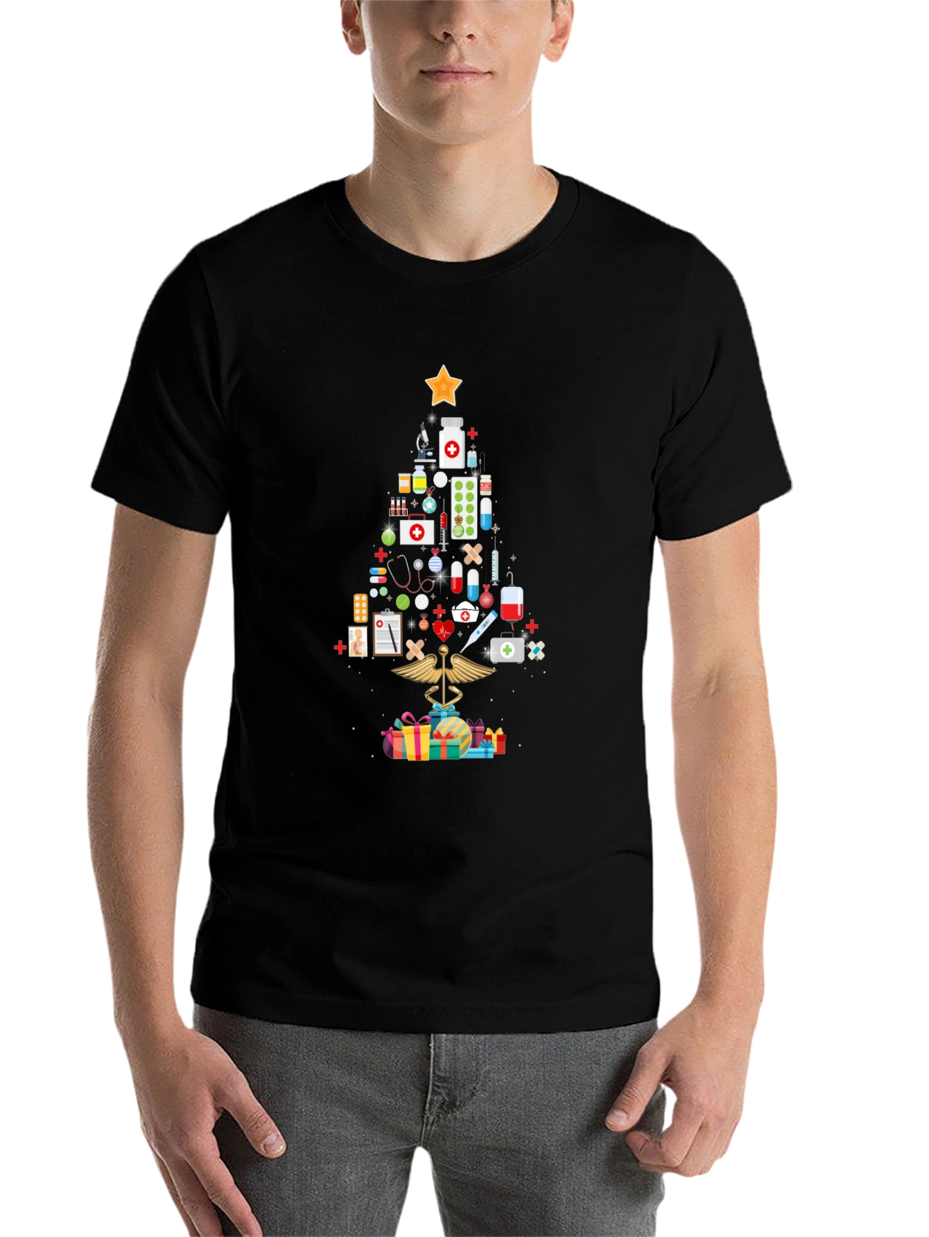Medical Christmas Tree T-Shirt