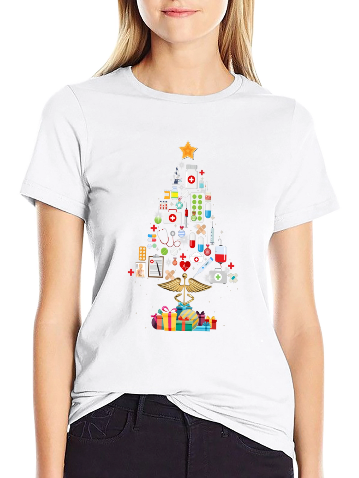 Medical Christmas Tree T-Shirt