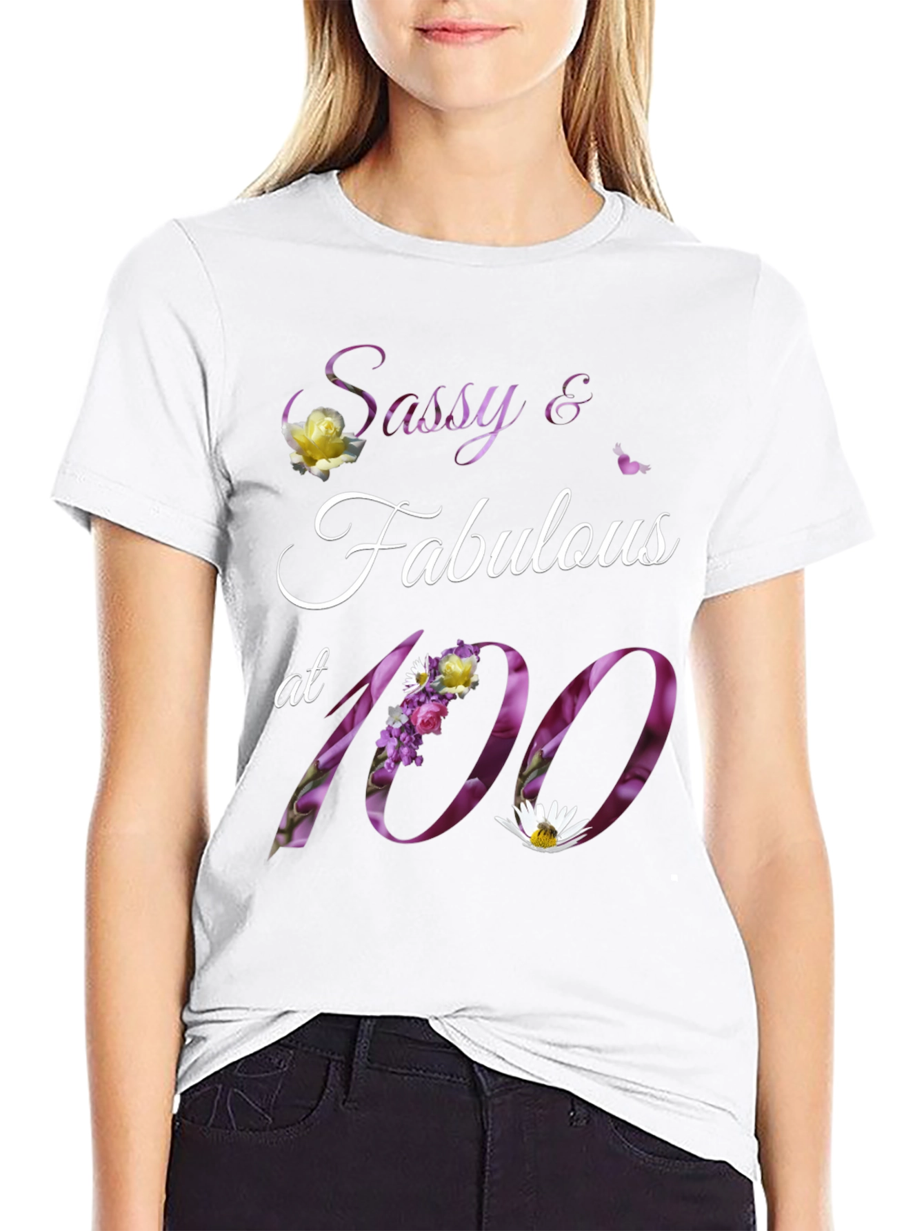 Sassy & Fabulous at 100 Birthday T-Shirt