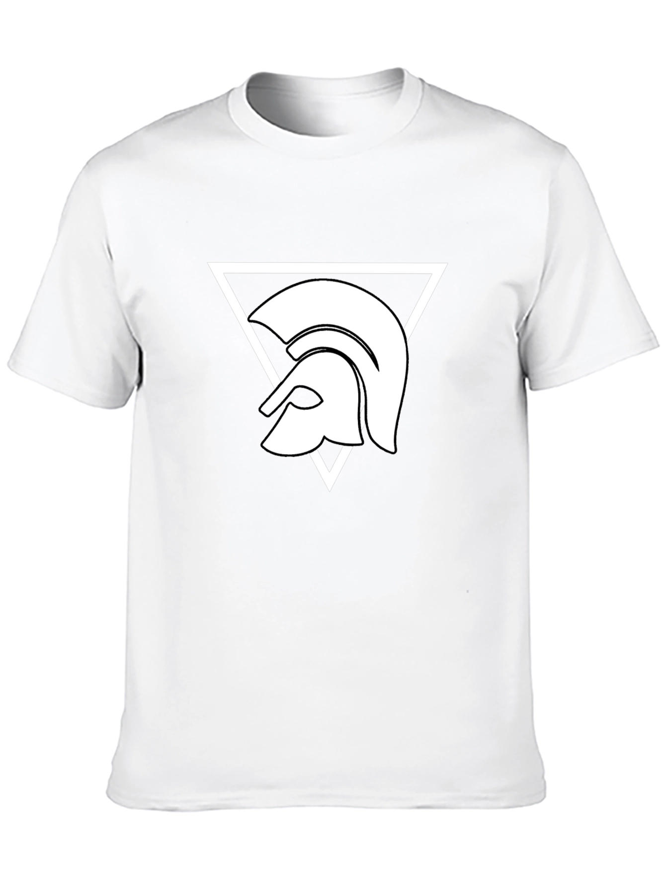 Spartan Helmet Graphic Tee - Bold Black Shirt