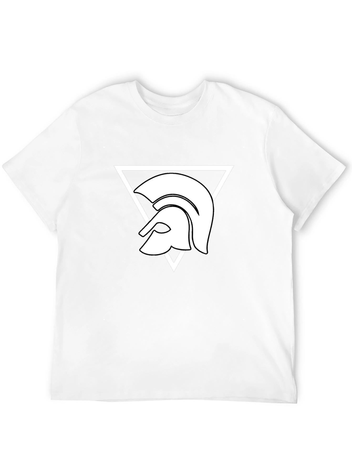 Spartan Helmet Graphic Tee - Bold Black Shirt