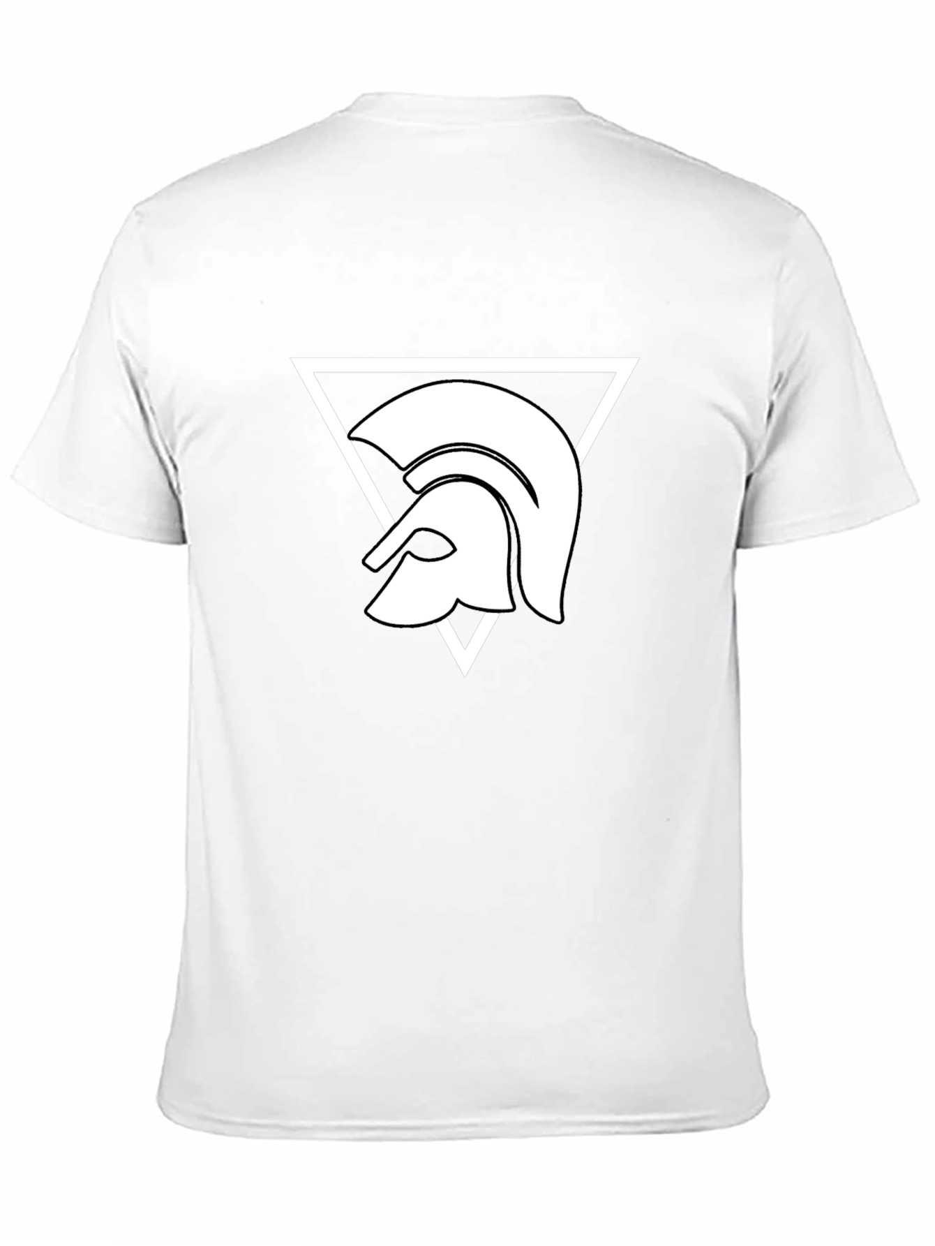 Spartan Helmet Graphic Tee - Bold Black Shirt