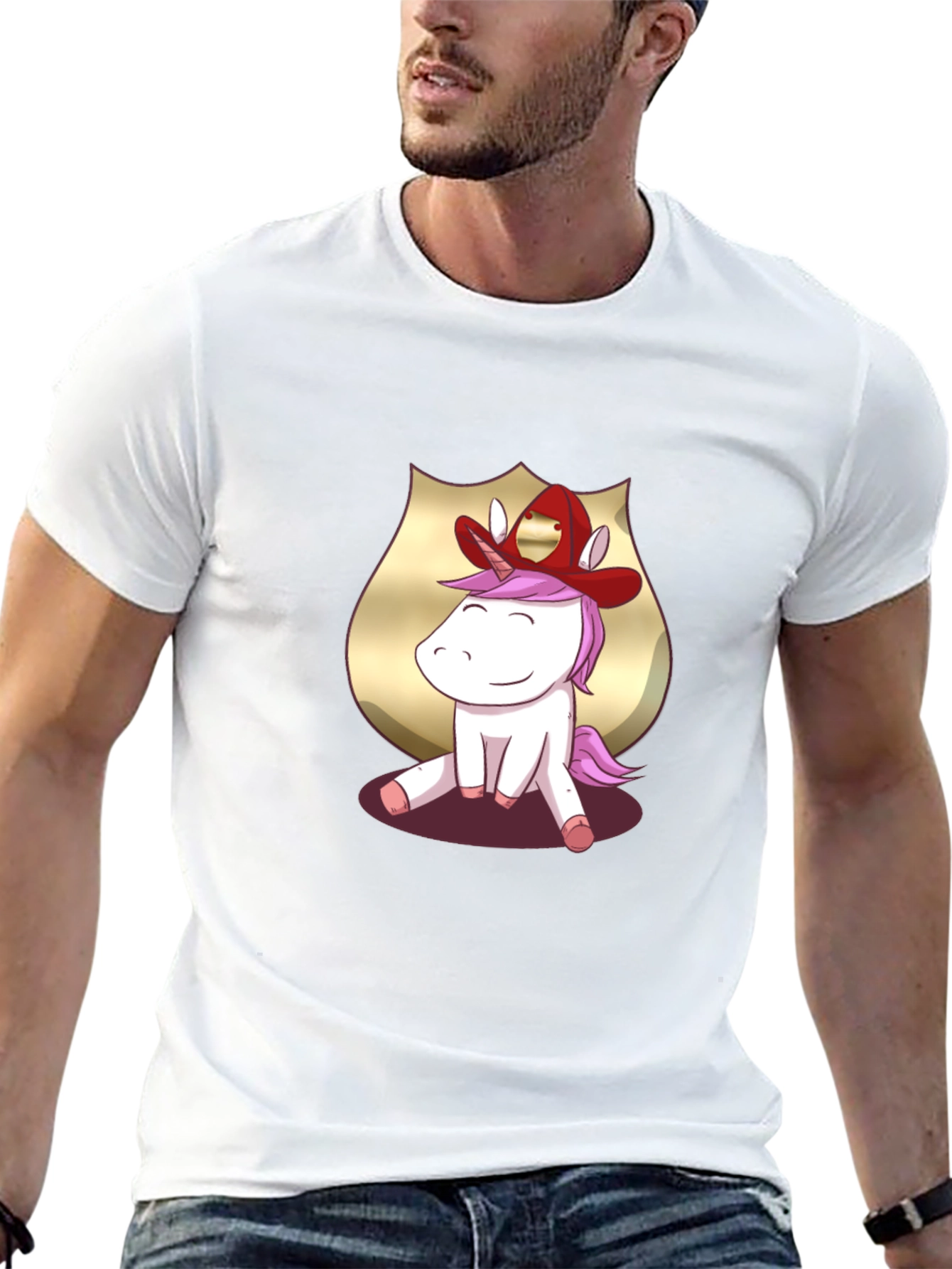 Unicorn Firefighter T-Shirt