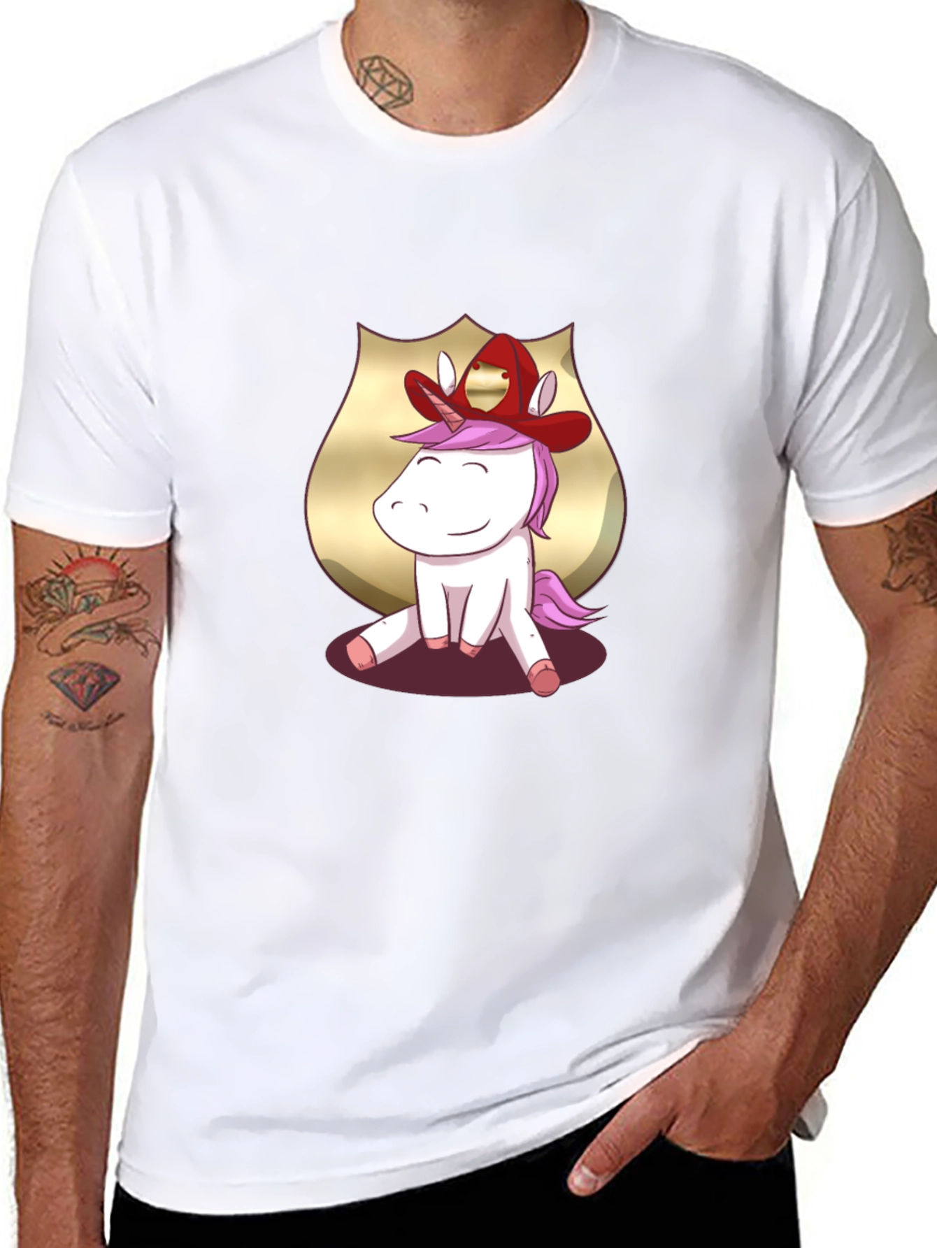 Unicorn Firefighter T-Shirt