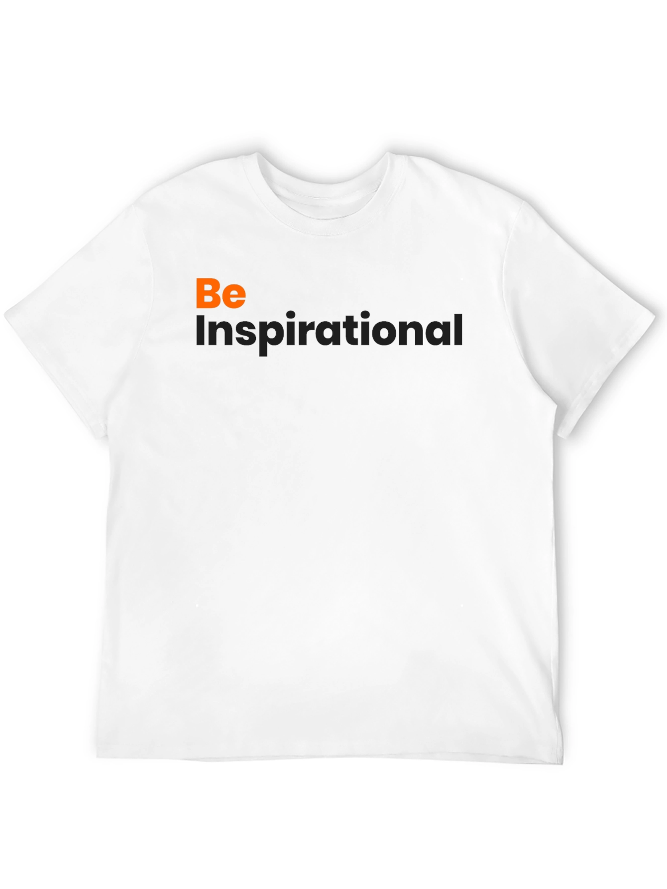 Be Inspirational Graphic Black T-Shirt