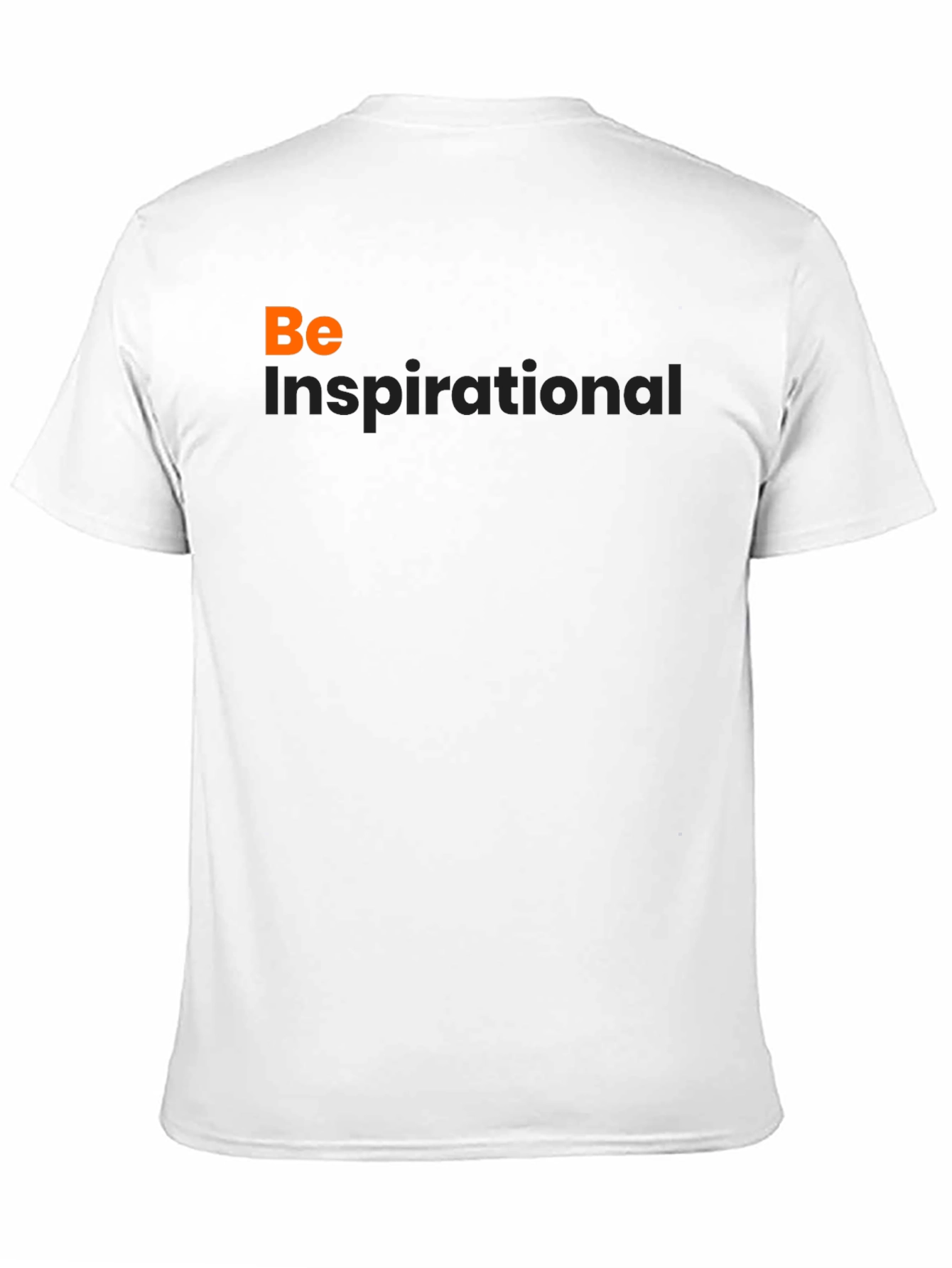 Be Inspirational Graphic Black T-Shirt