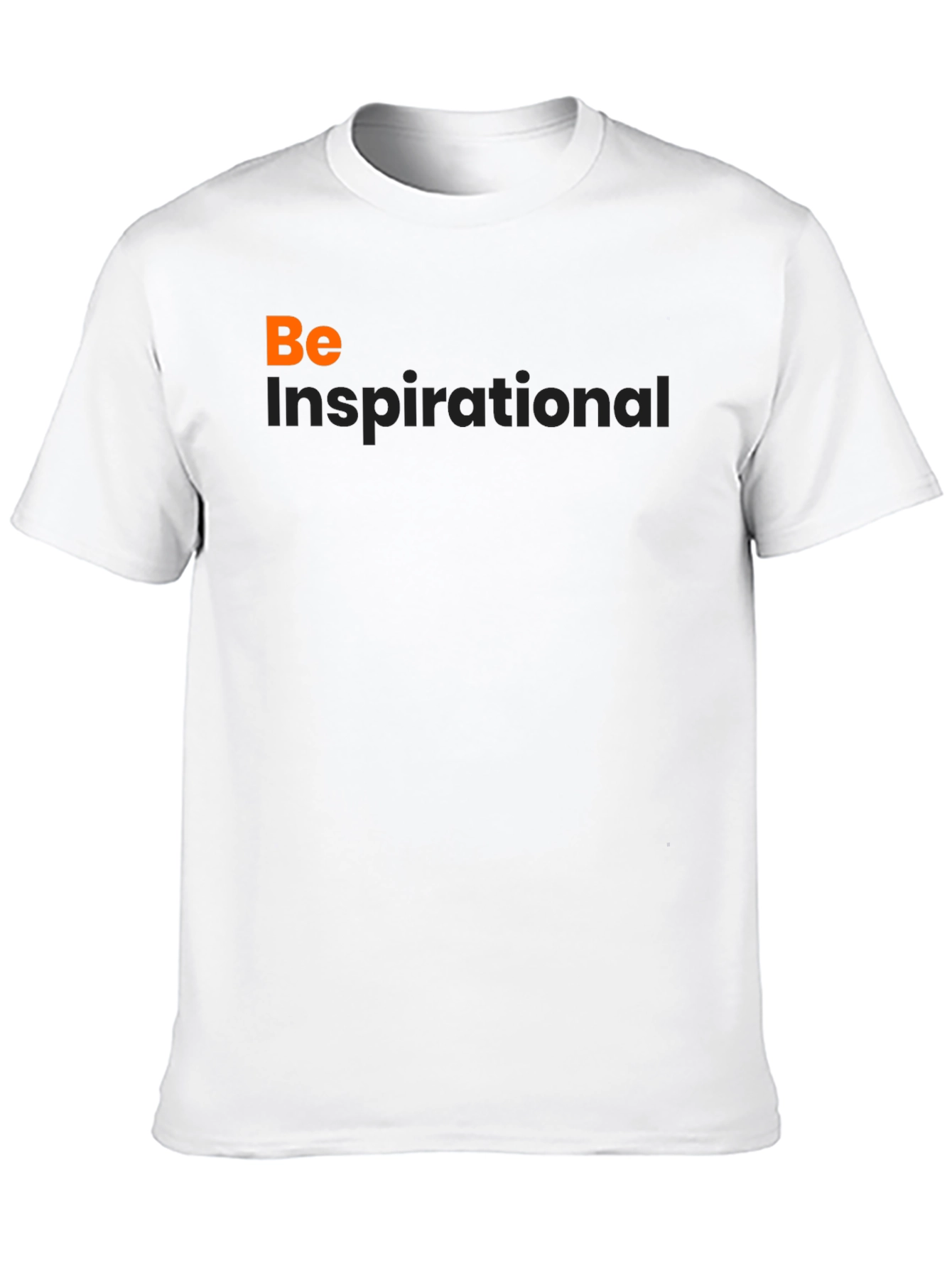 Be Inspirational Graphic Black T-Shirt