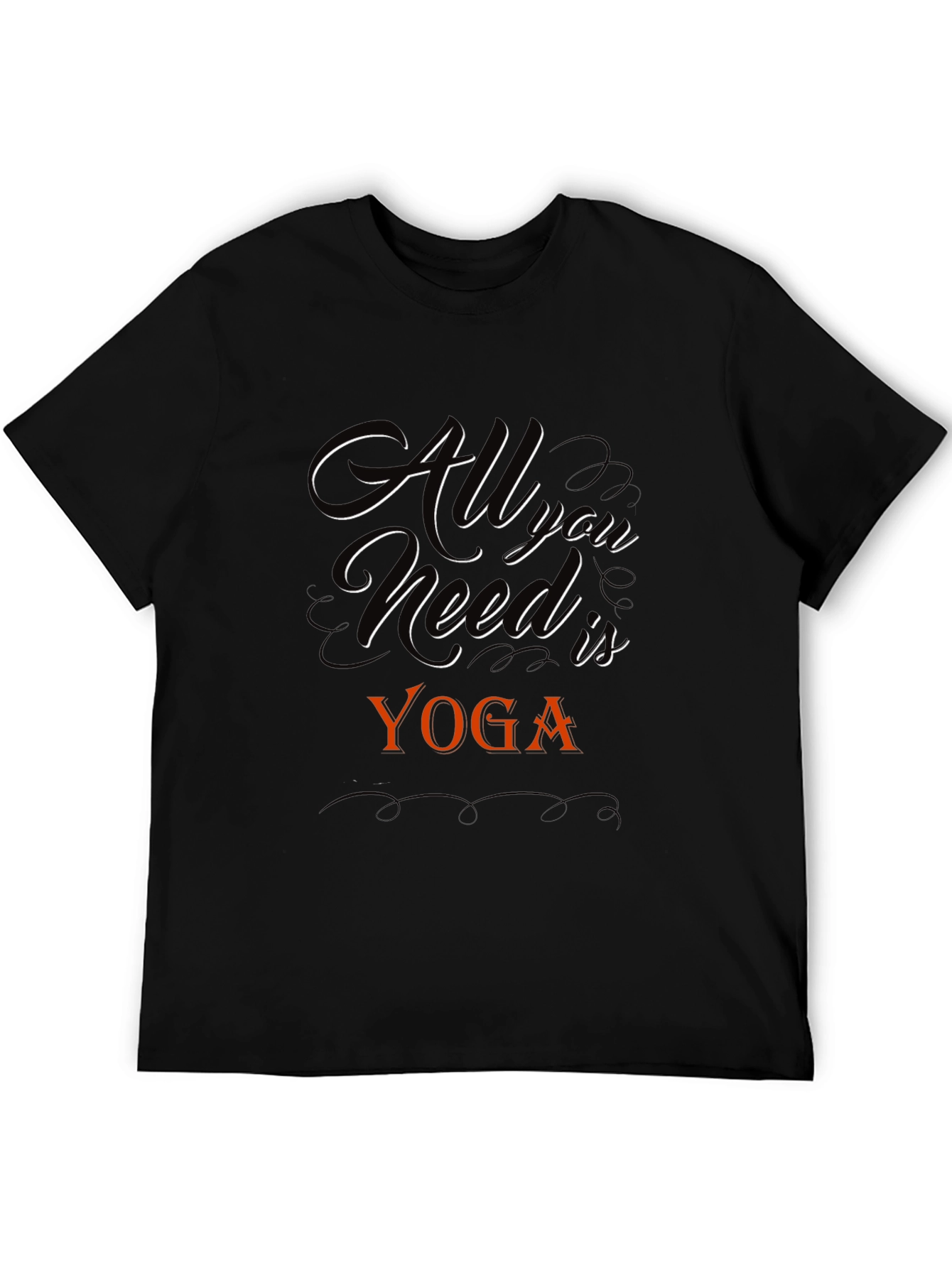All You Need Is Yoga Black T-Shirt
