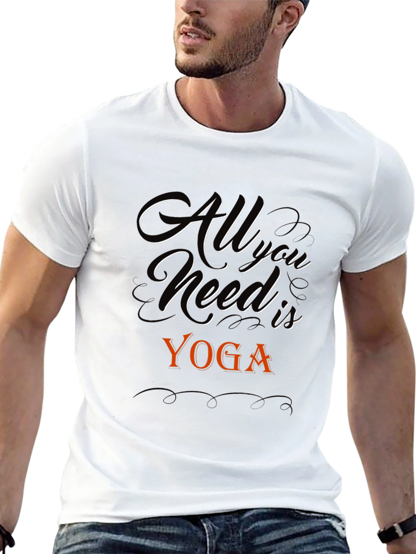 All You Need Is Yoga Black T-Shirt