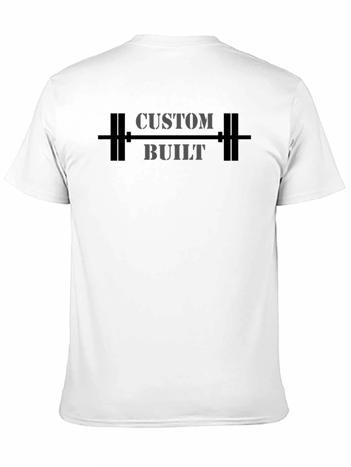 Custom Built Barbell Graphic T-Shirt