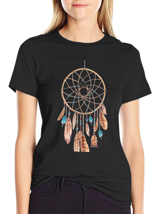 Dream Catcher Graphic Tee - Boho Style