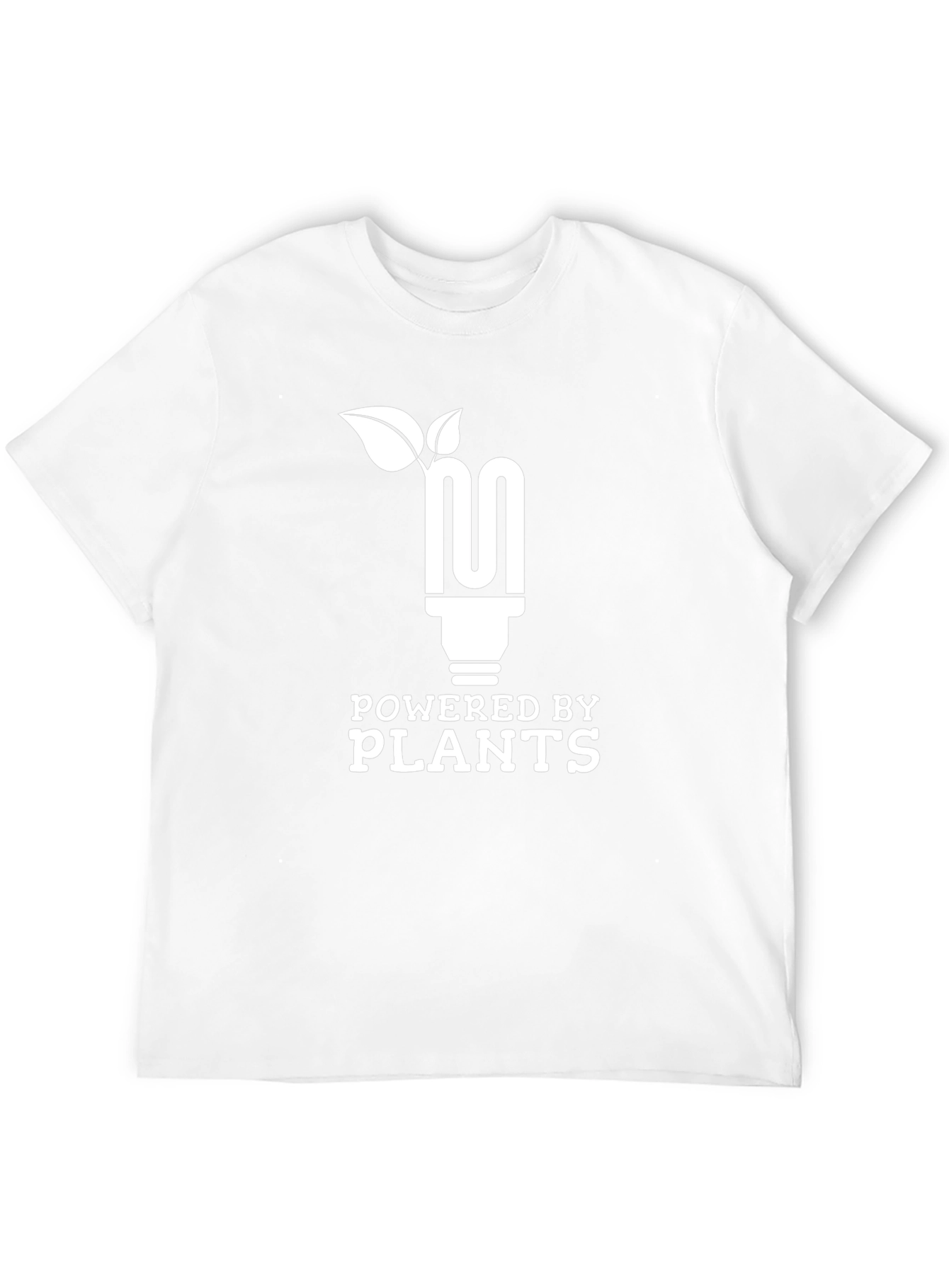 Powered by Plants Graphic Tee - Eco-Friendly T-Shirt