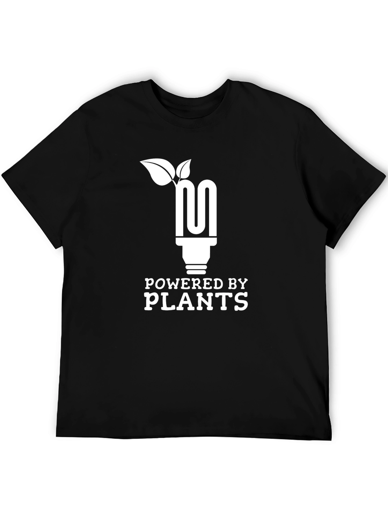 Powered by Plants Graphic Tee - Eco-Friendly T-Shirt