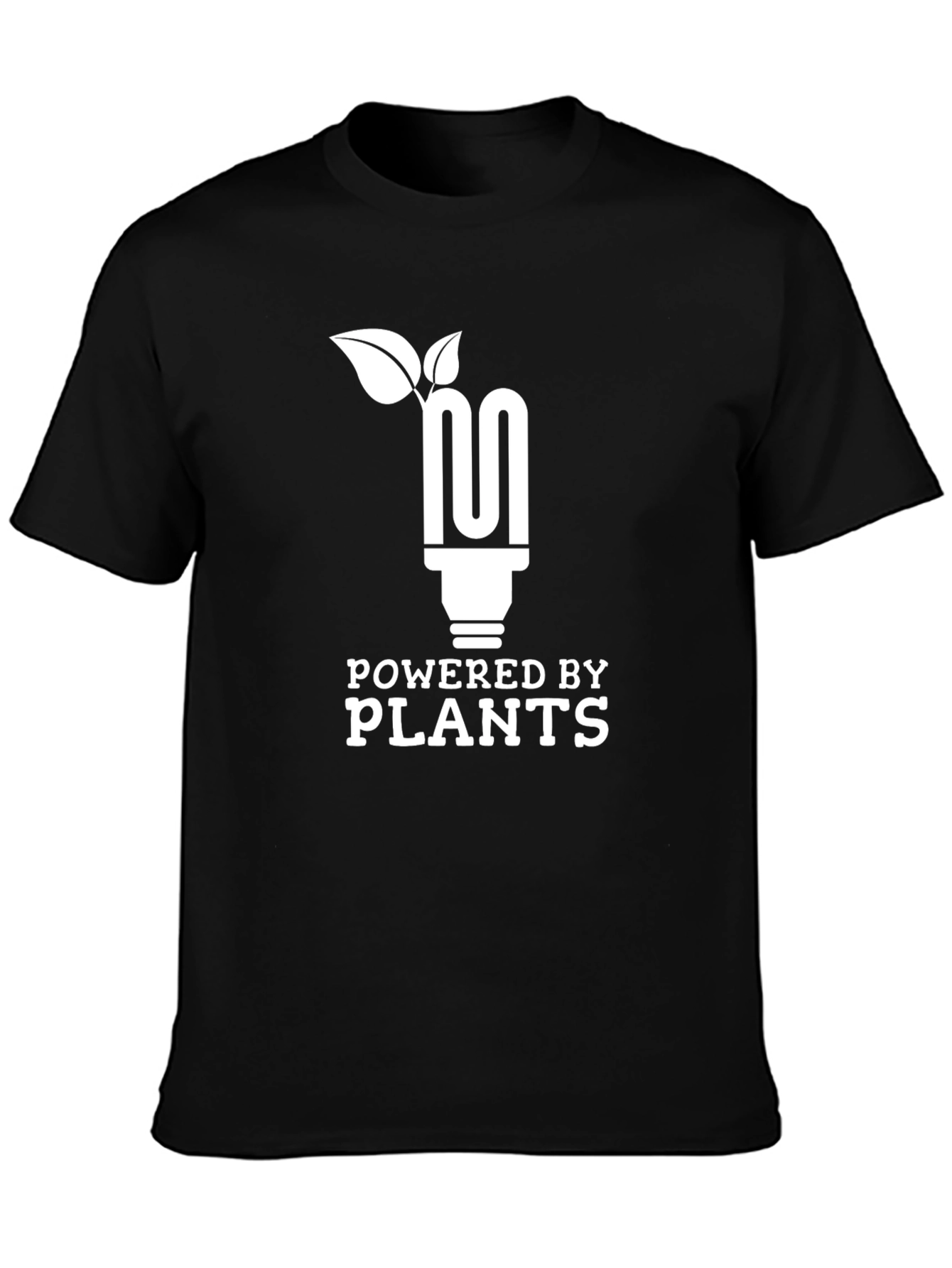 Powered by Plants Graphic Tee - Eco-Friendly T-Shirt